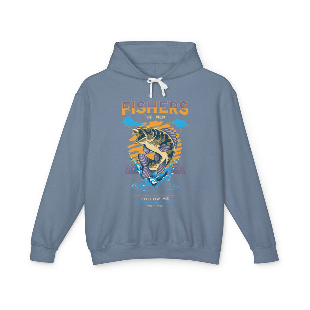 “Fishers of men” Lightweight Hooded Sweatshirt