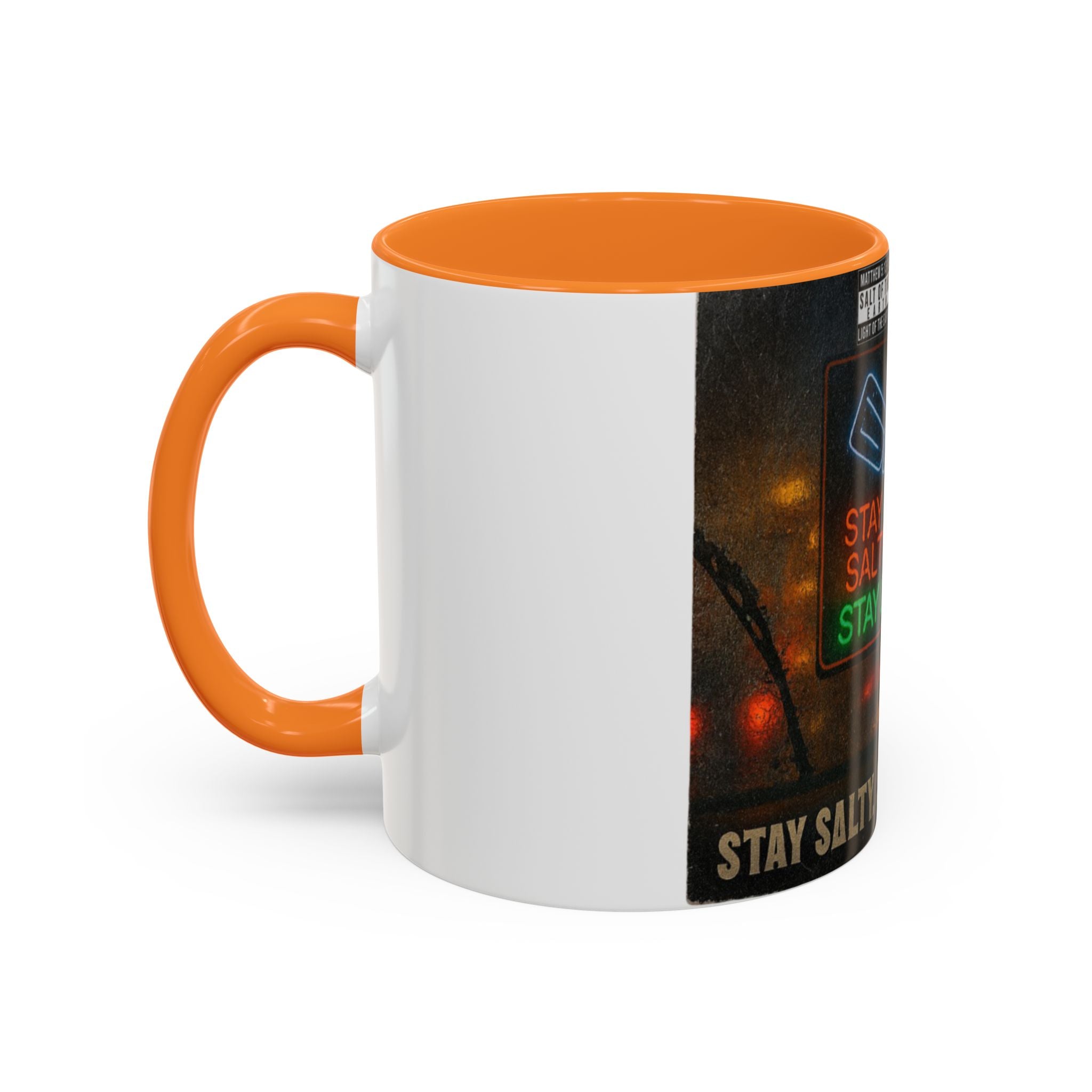 “Stay salty”  Colorful Mugs (11oz, 15oz)