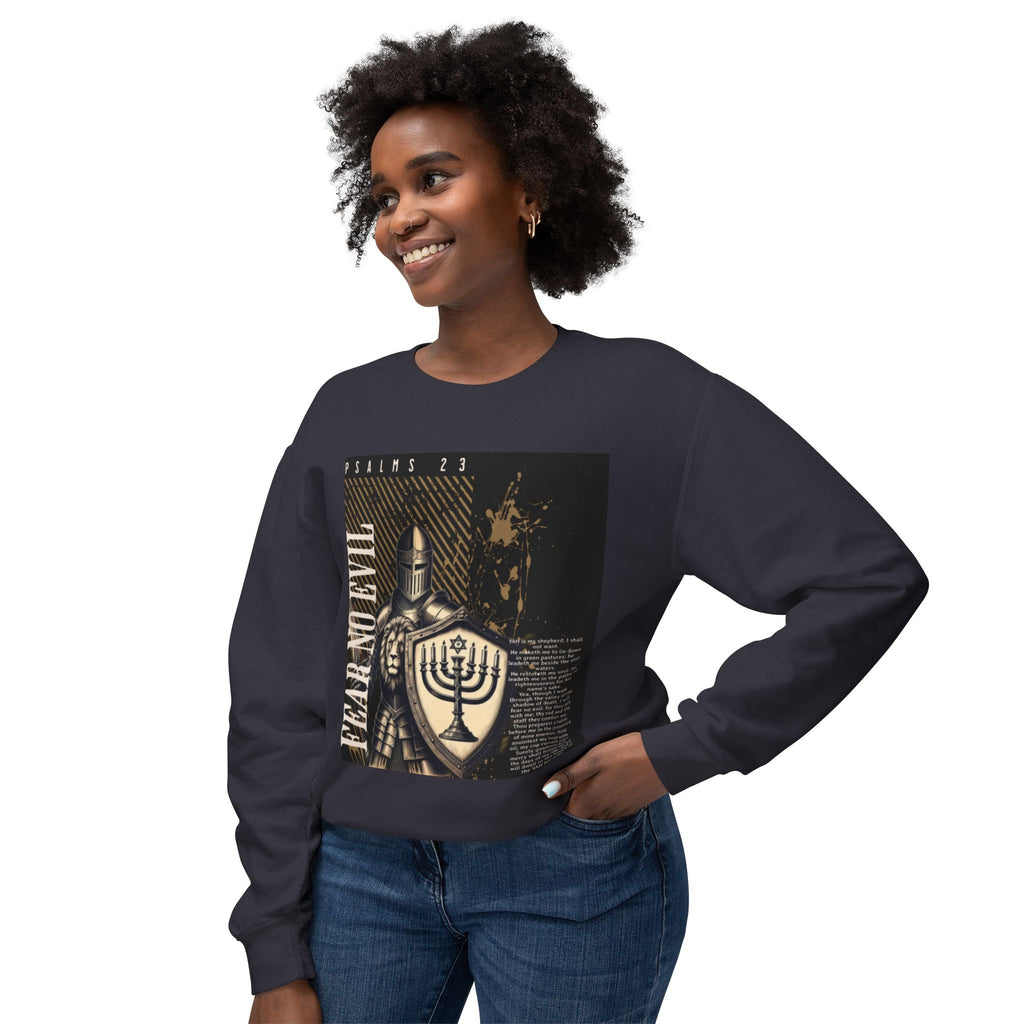 Women’s “Fear no evil” Unisex Lightweight Crewneck Sweatshirt