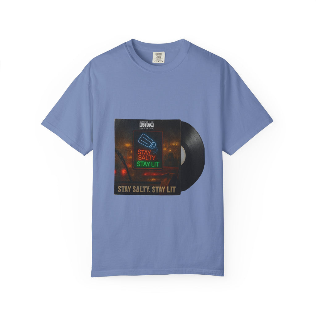 Women’s “Salty and lit” Unisex Garment-Dyed T-shirt