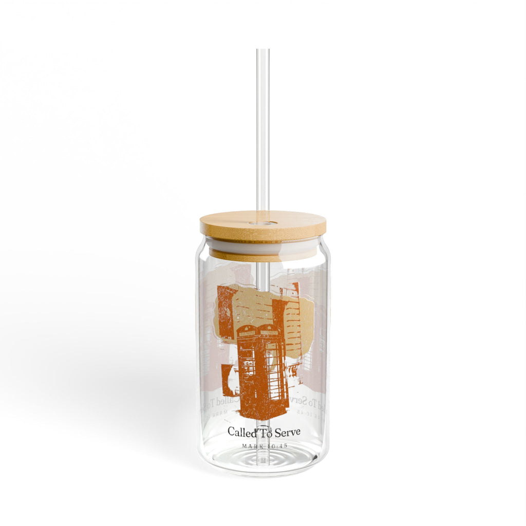 “Called to serve” Sipper Glass, 16oz