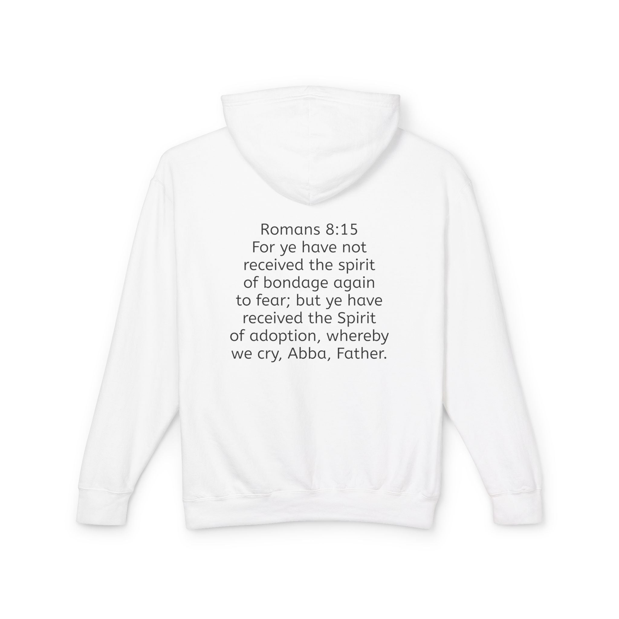 “No longer a slave” Unisex Lightweight Hooded Sweatshirt