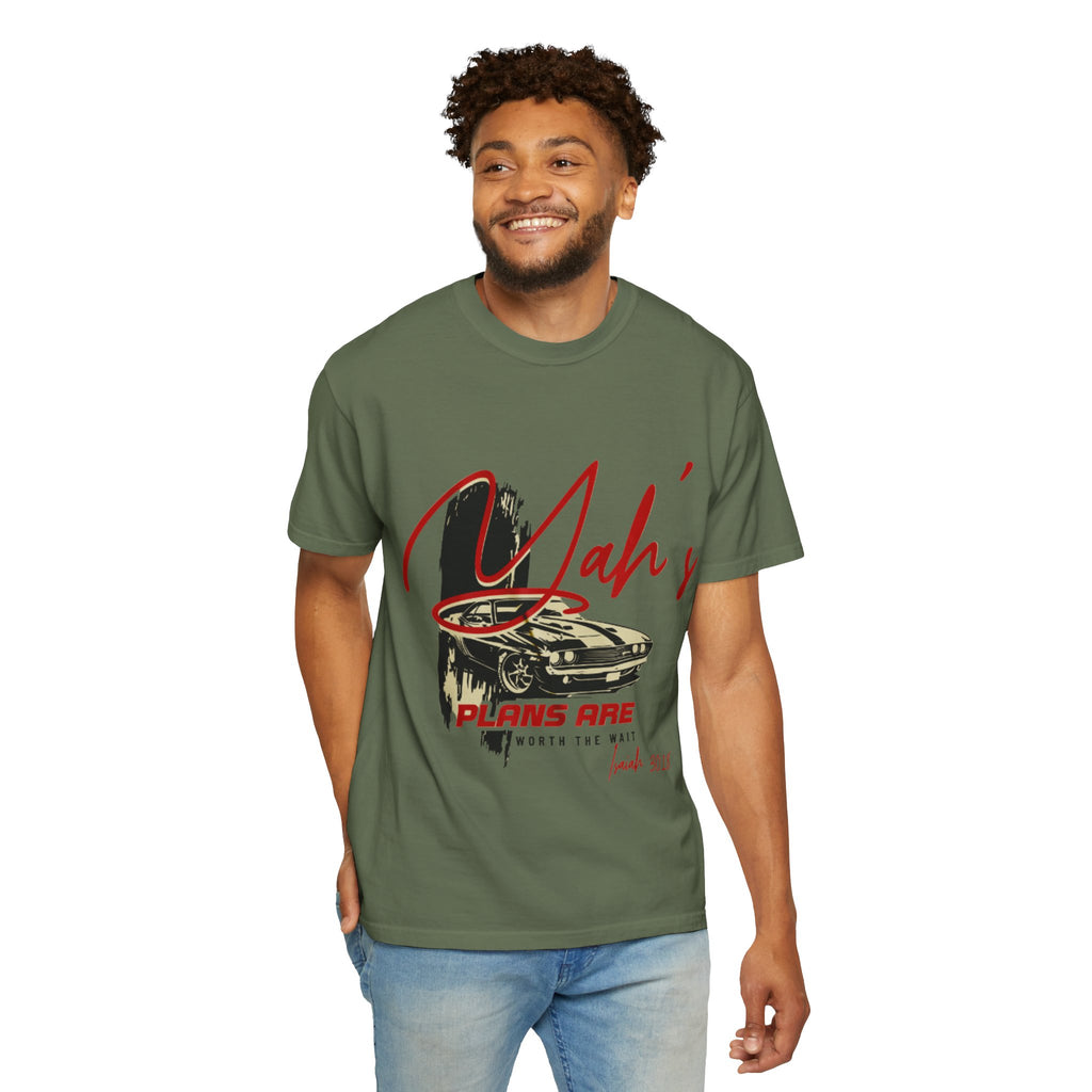 “YAH’s plans” Unisex Garment-Dyed T-shirt