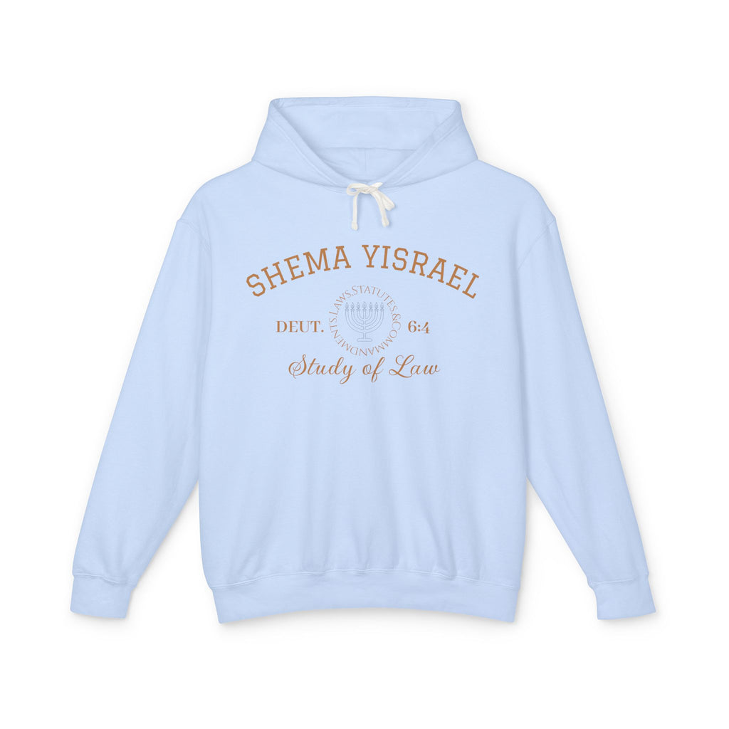 Women’s “SHEMA YISRAEL university” Unisex Lightweight Hooded Sweatshirt