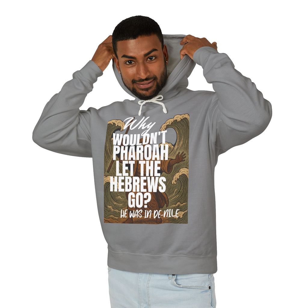 “Pharaoh DAD JOKE” Unisex Lightweight Hooded Sweatshirt