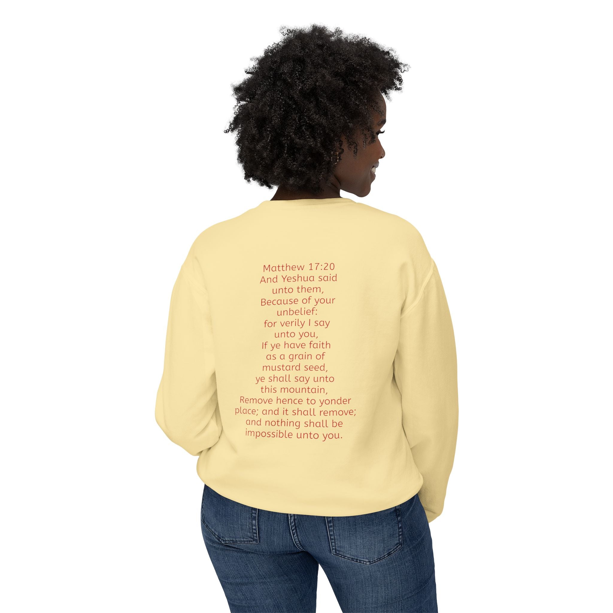 Move mountains Lightweight  Sweatshirt