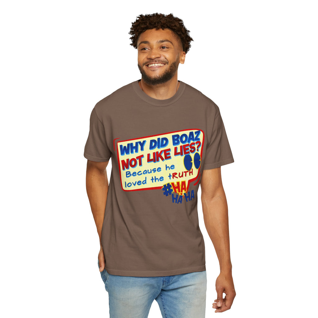 “Boaz” Unisex Garment-Dyed T-shirt
