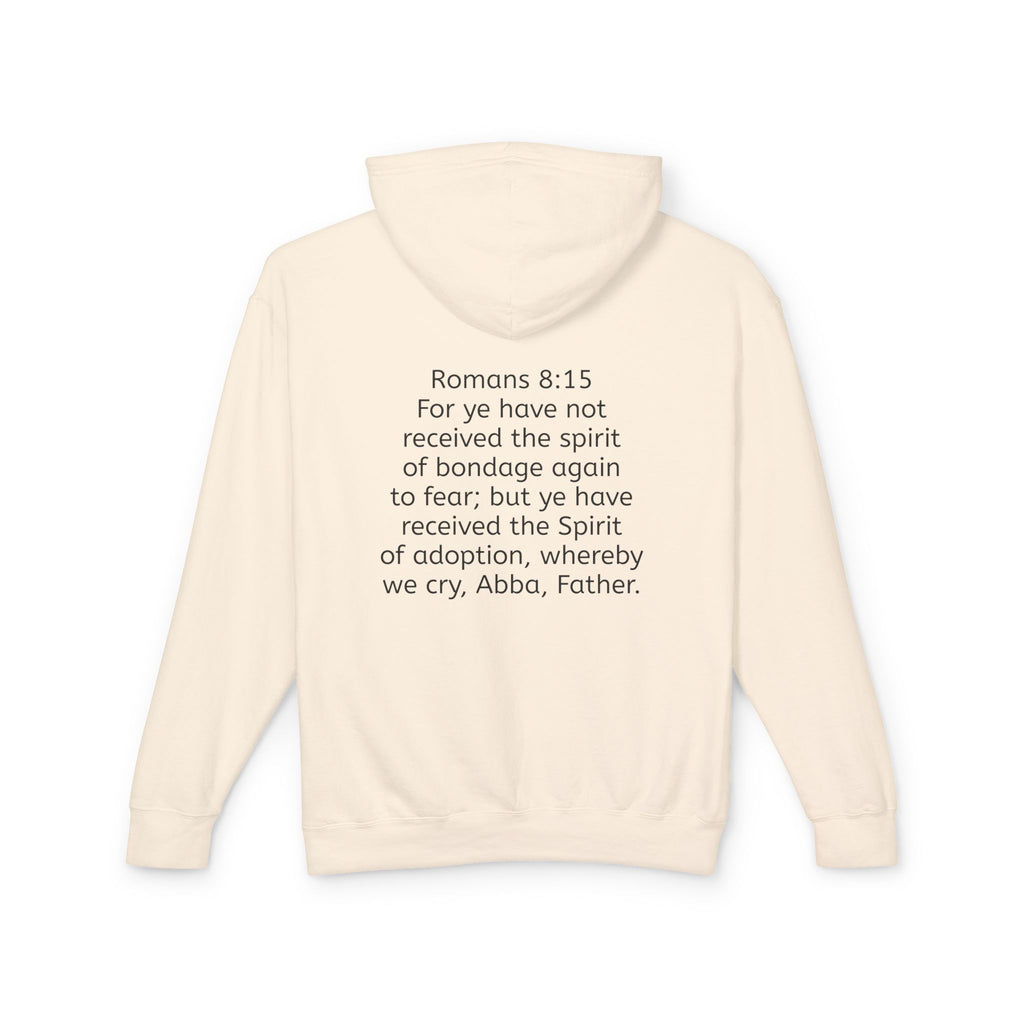 “No longer a slave” Unisex Lightweight Hooded Sweatshirt