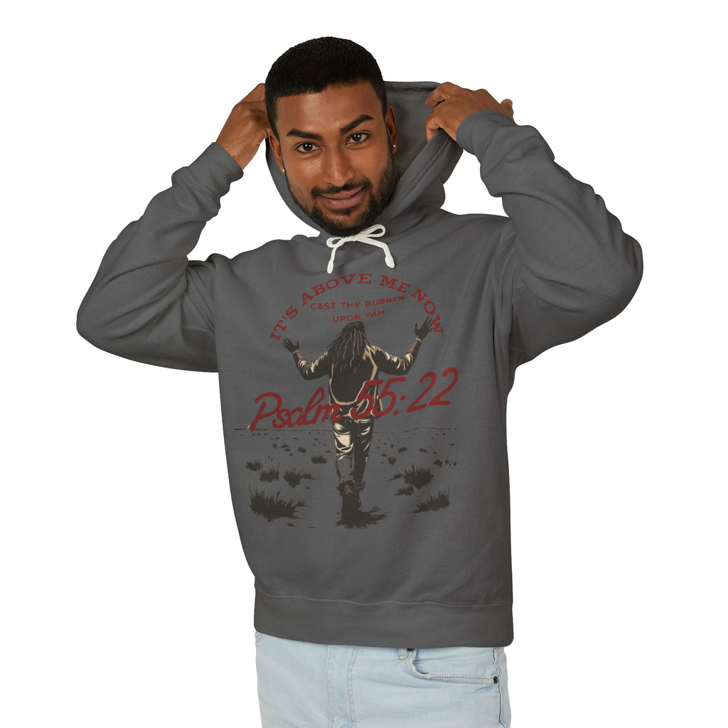 “It’s above me now” Unisex Lightweight Hooded Sweatshirt