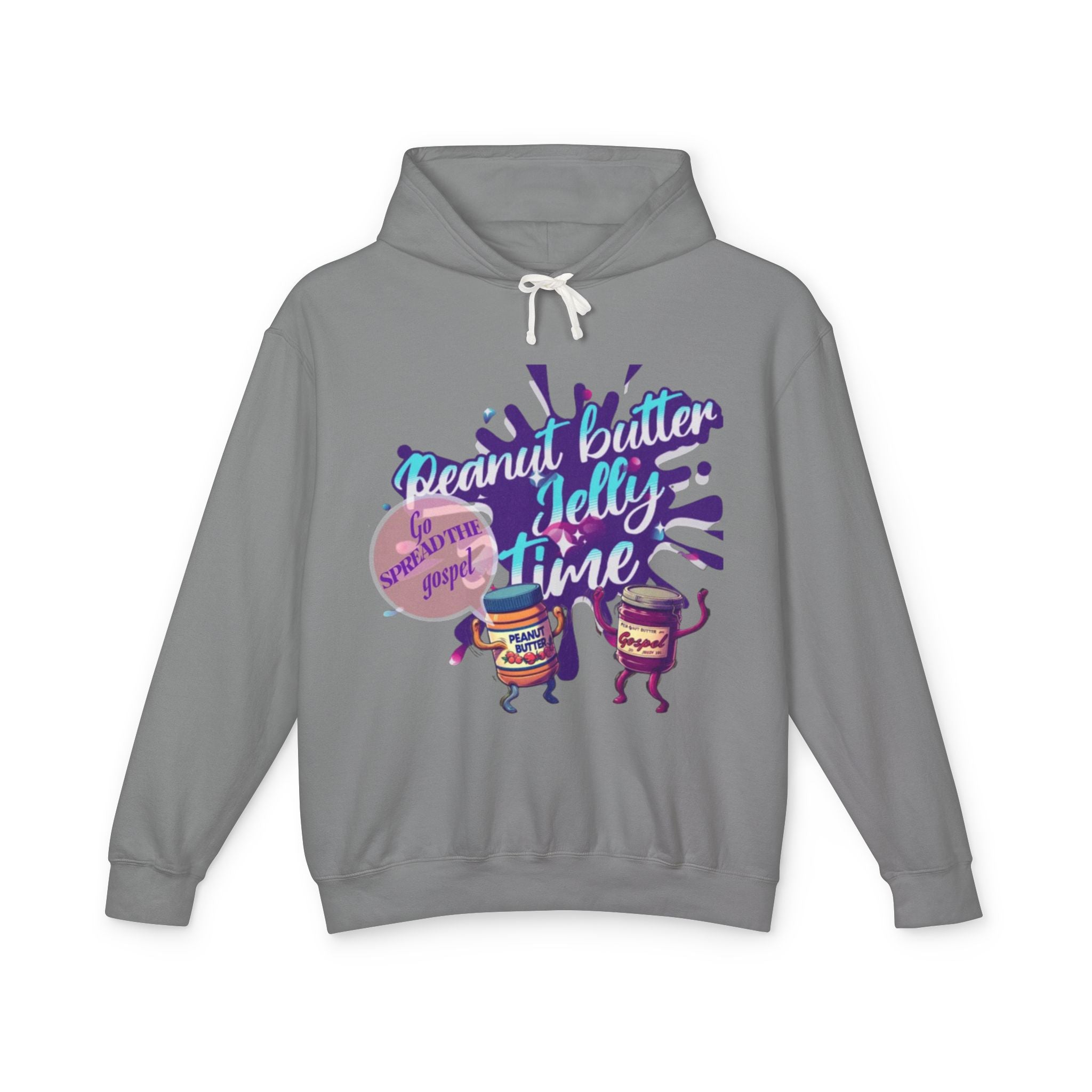 “Peanut butter jelly “ Lightweight Hooded Sweatshirt