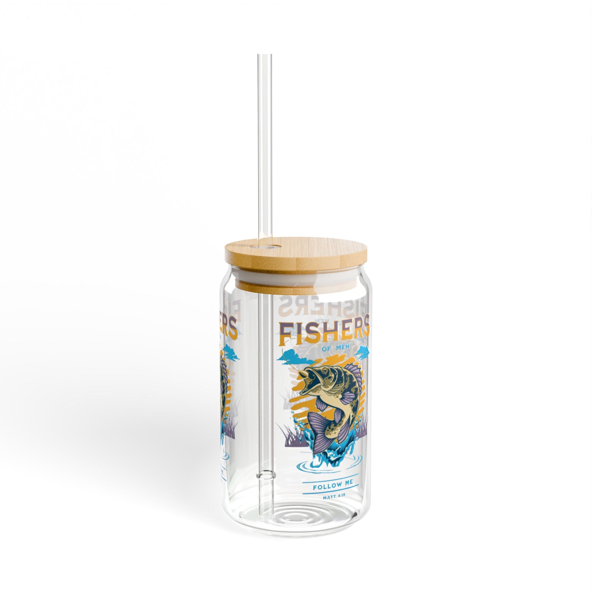 “Fishers of men” Sipper Glass, 16oz