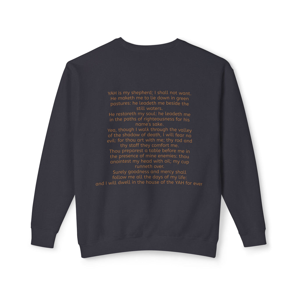 “Fear no evil” Unisex Lightweight Crewneck Sweatshirt