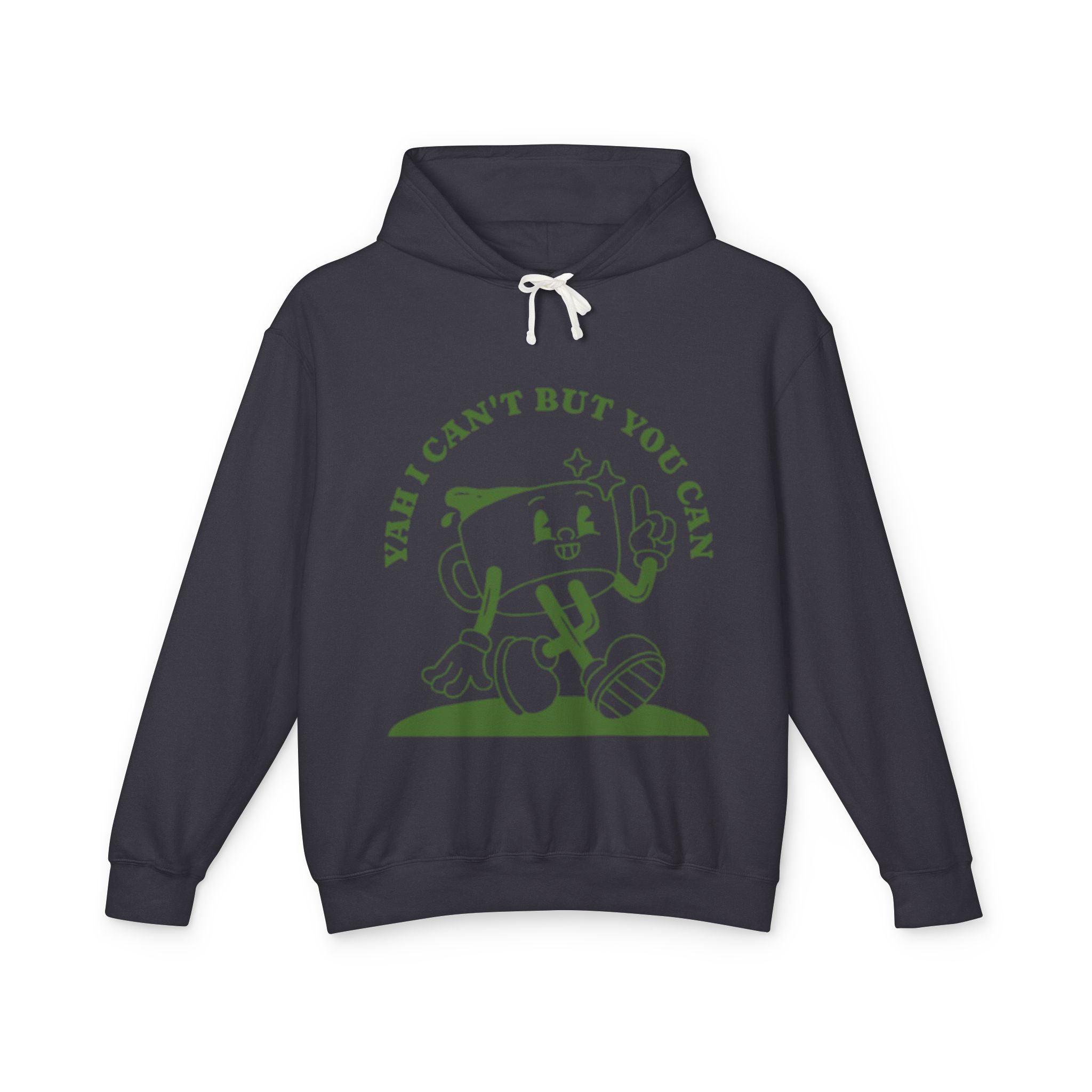 “Yah can” Unisex Lightweight Hooded Sweatshirt