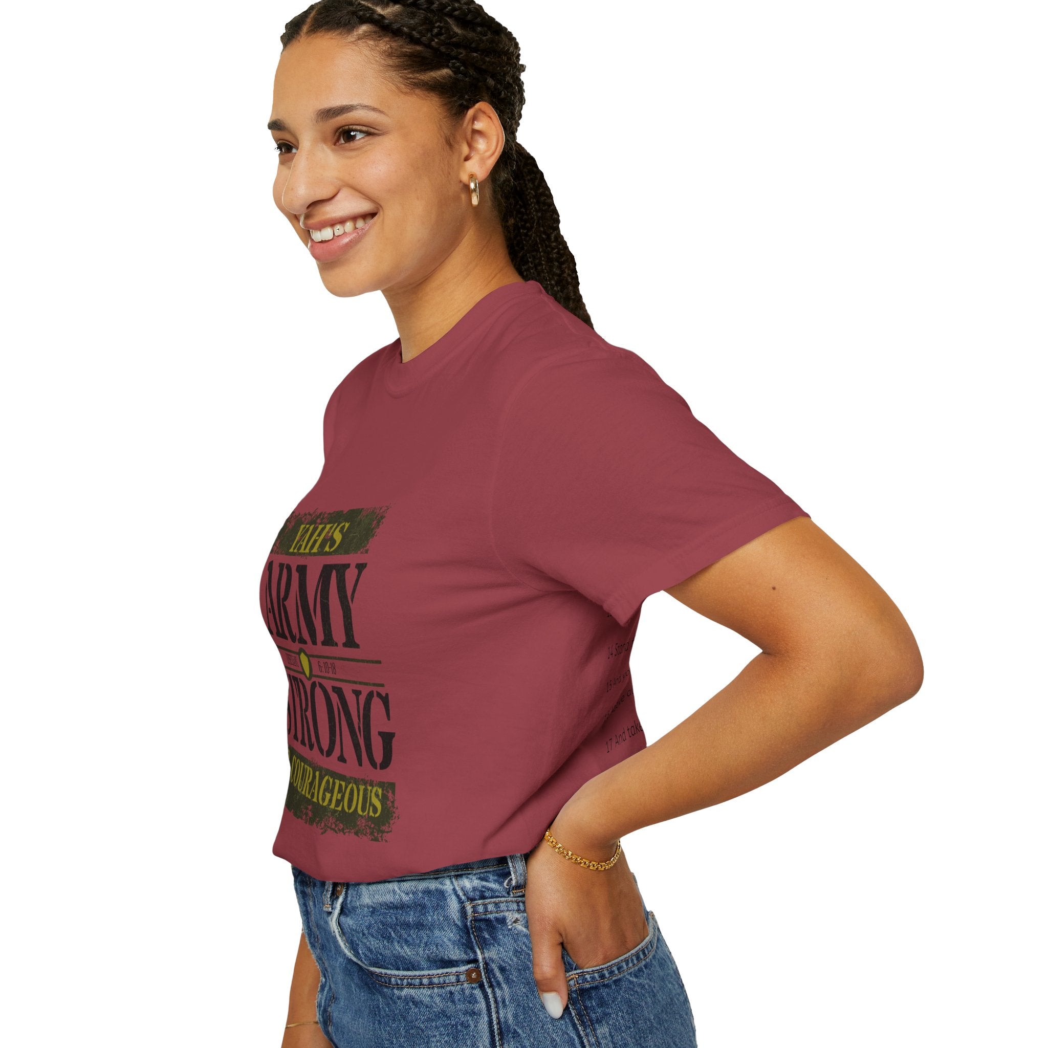 Women’s “Yah’s Army” Garment-Dyed T-shirt