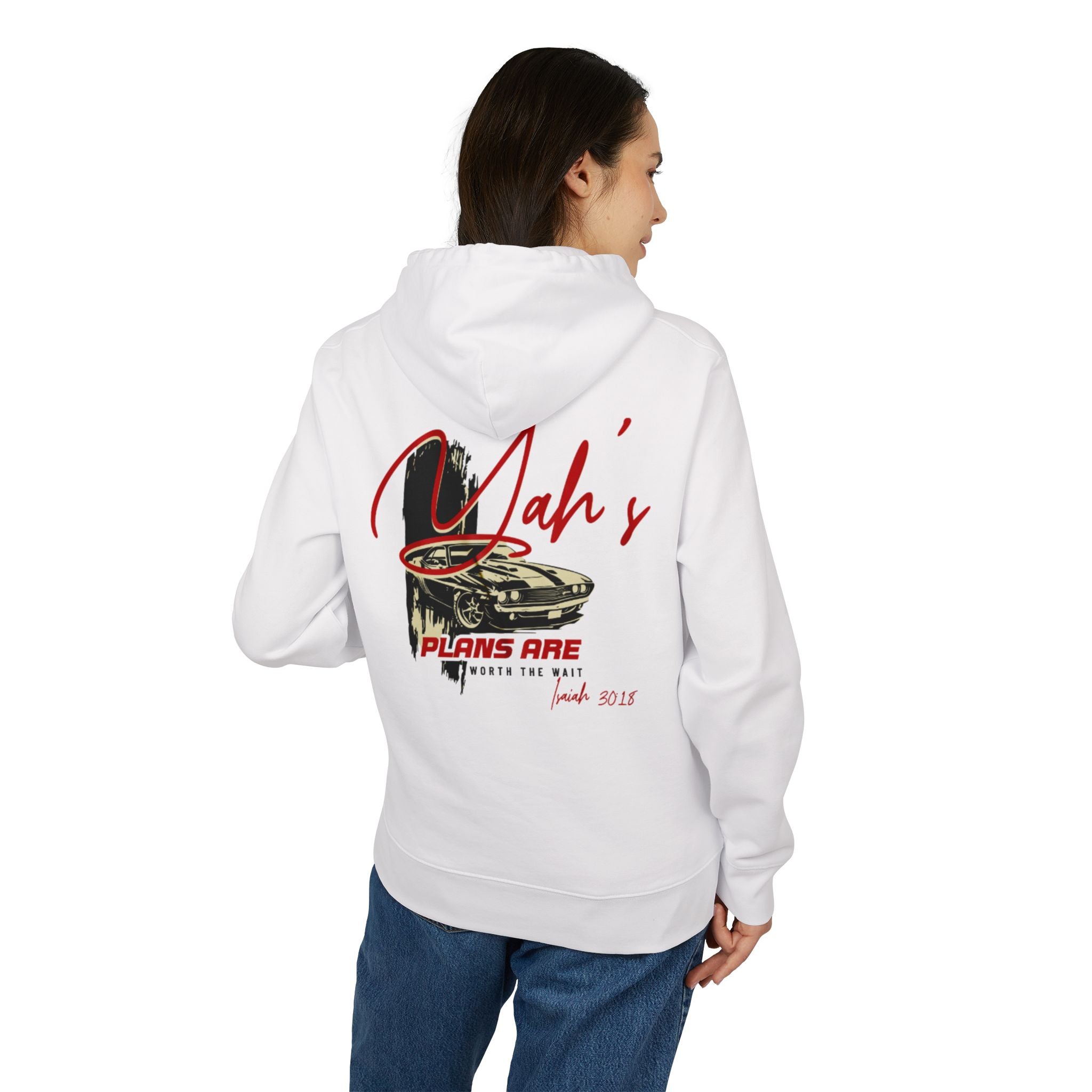 “YAH’S  plans” heavy Hoodie