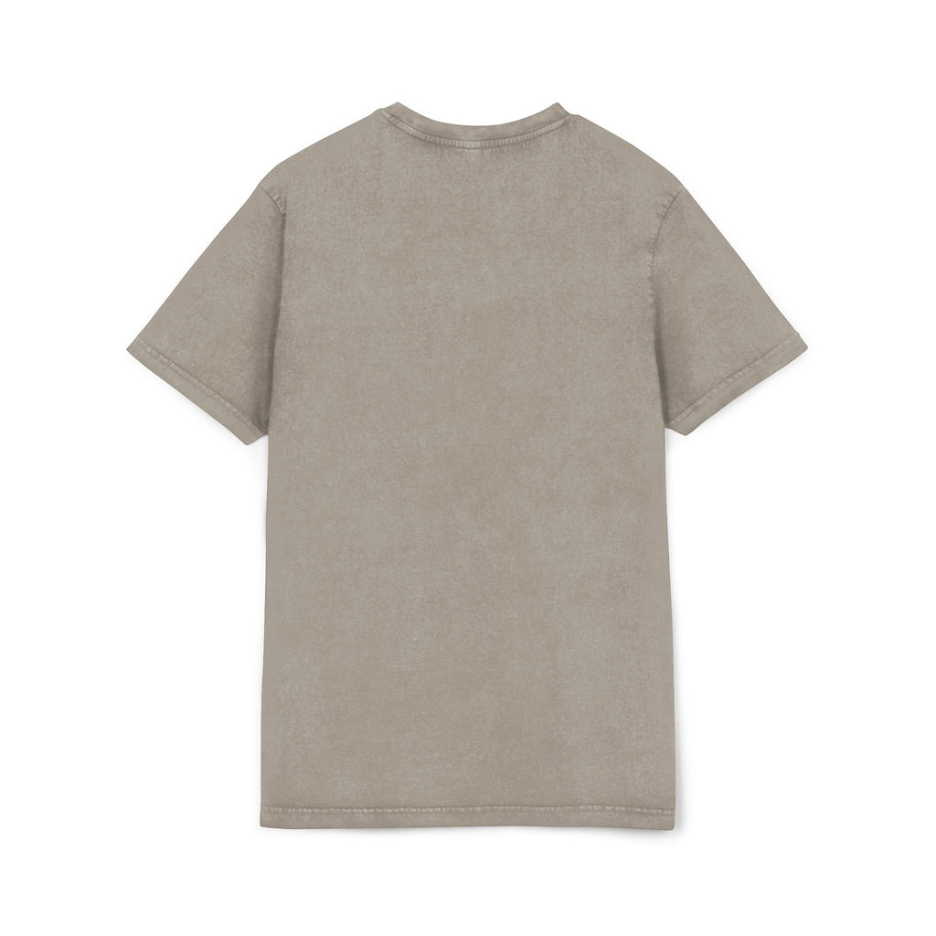 Acid Washed Round Neck Tee