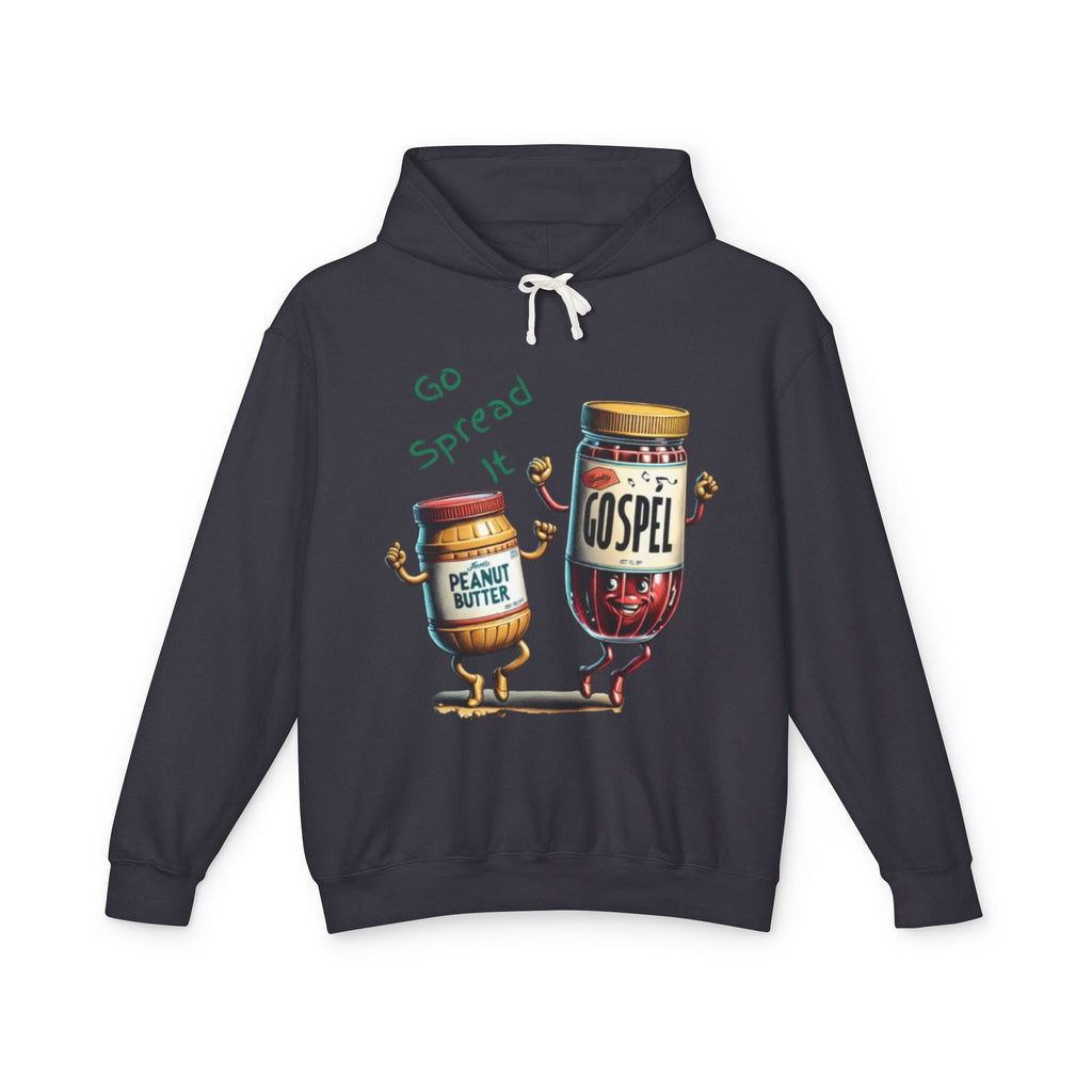 “SPREAD THE GOSPEL” Unisex Lightweight Hooded Sweatshirt