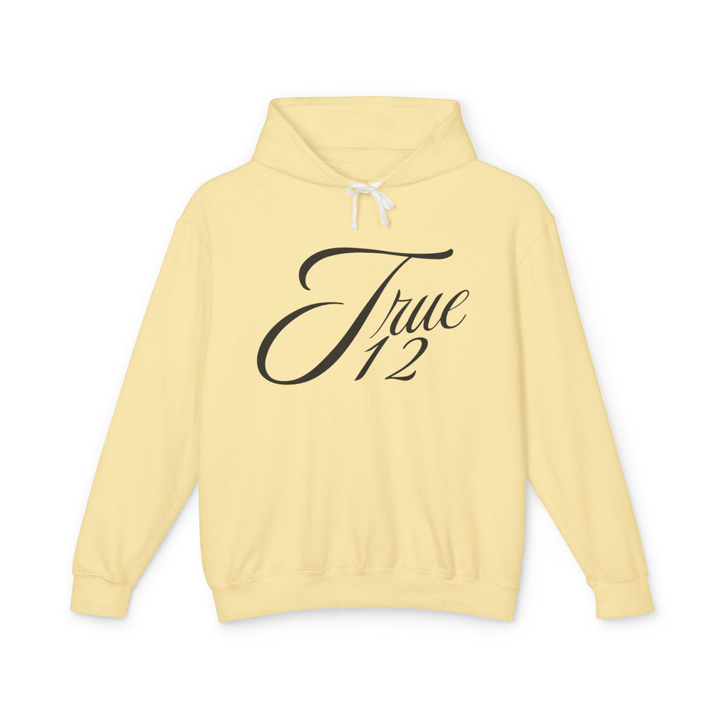“True12” Unisex Lightweight Hooded Sweatshirt