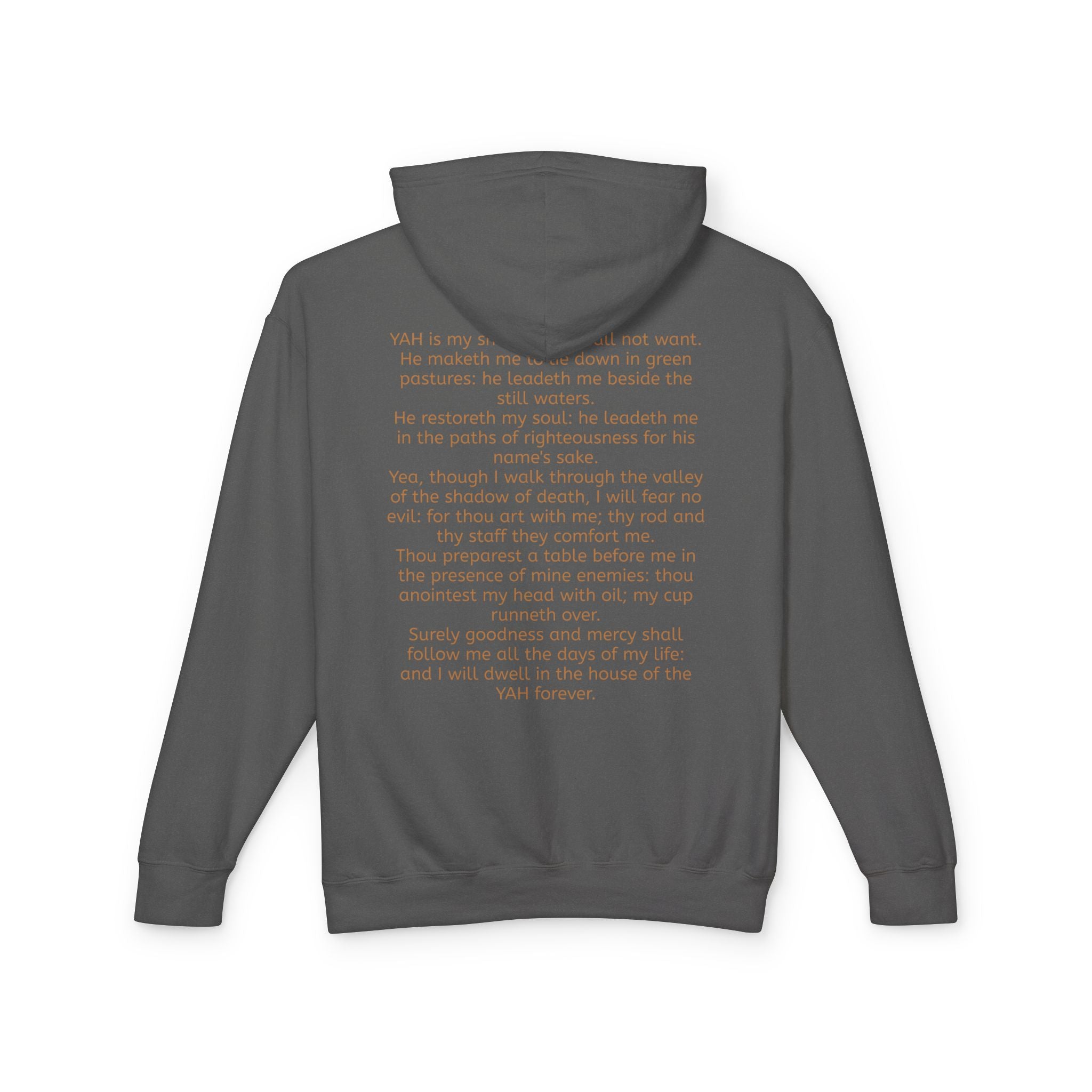 “Fear no evil” Unisex Lightweight Hooded Sweatshirt