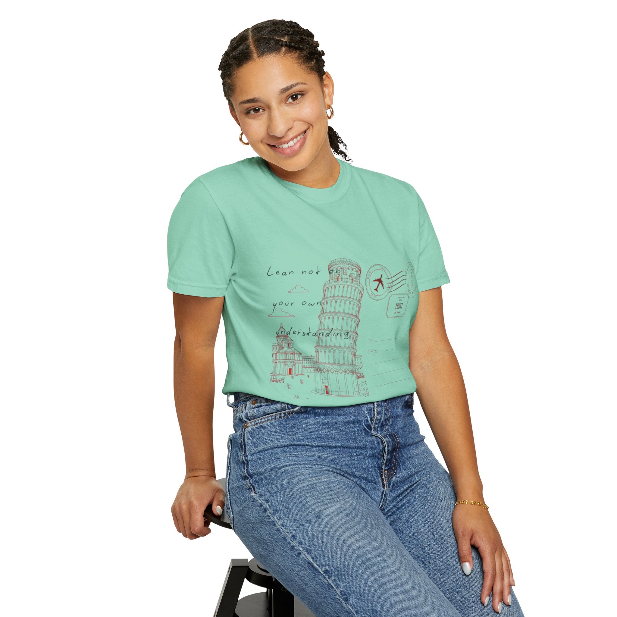 Women’s “LEAN NOT” Unisex Garment-Dyed T-shirt