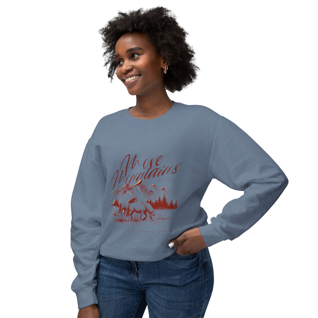 Move mountains Lightweight  Sweatshirt