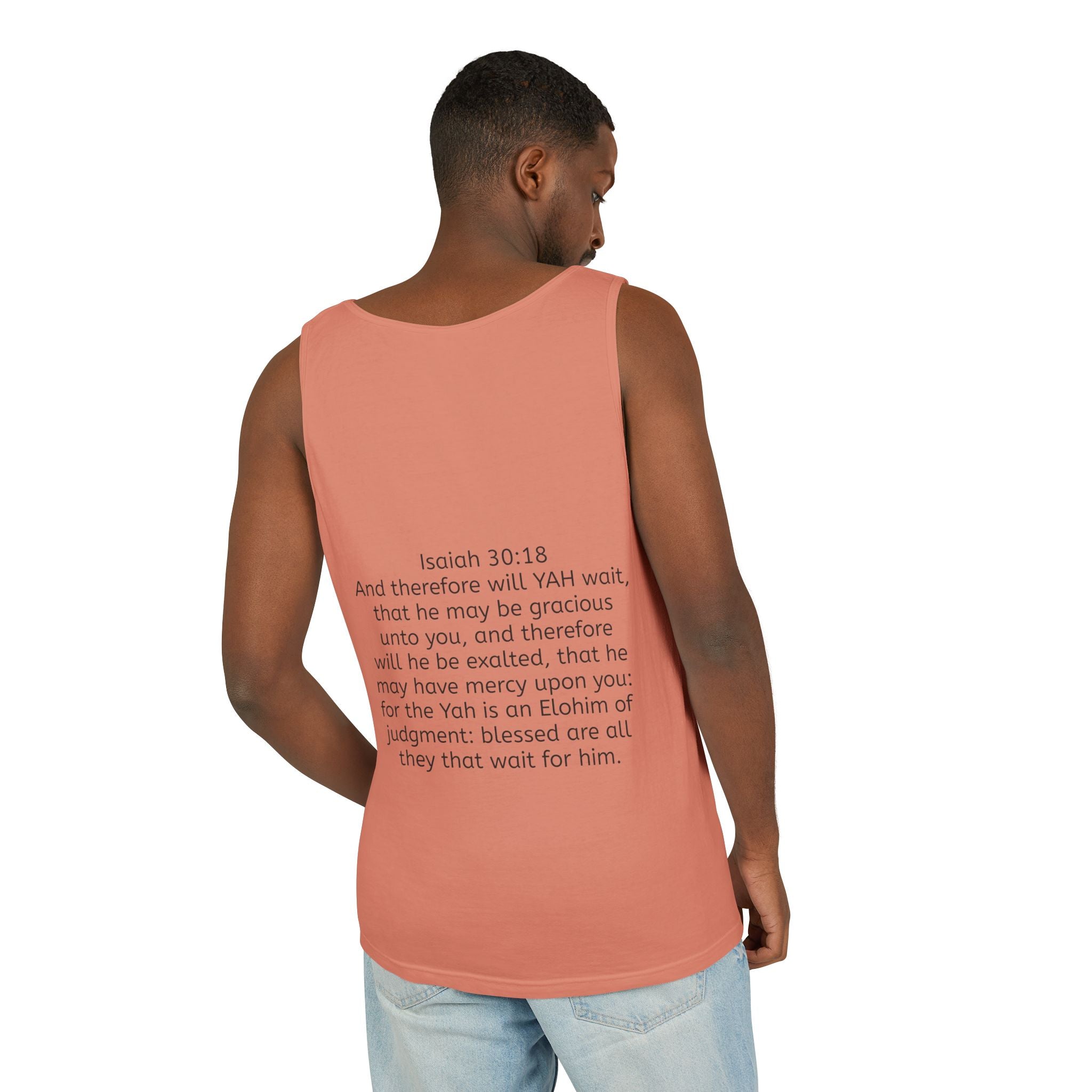 “YAH’s plans” Unisex Garment-Dyed Tank Top