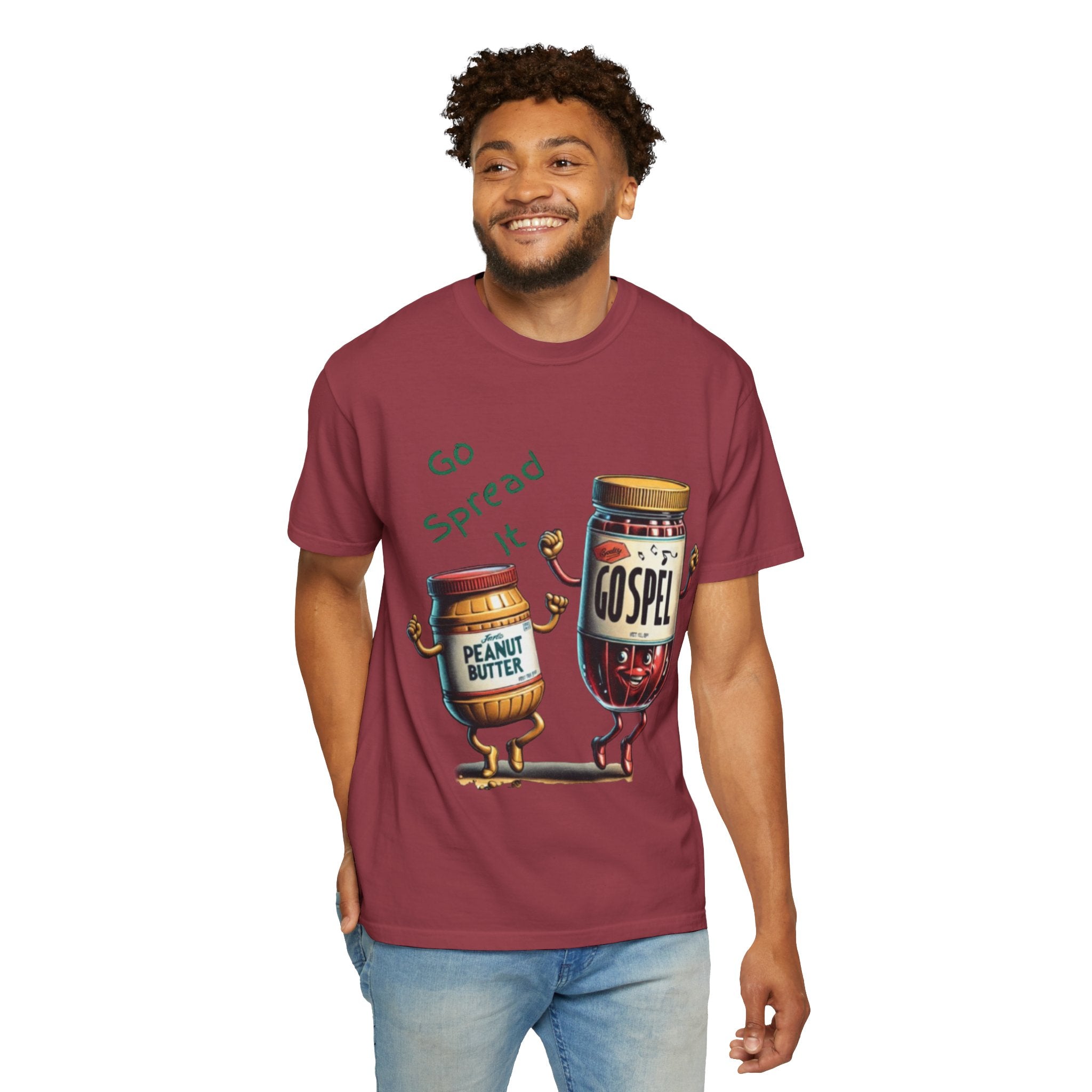 “Spread the gospel” Unisex Garment-Dyed T-shirt