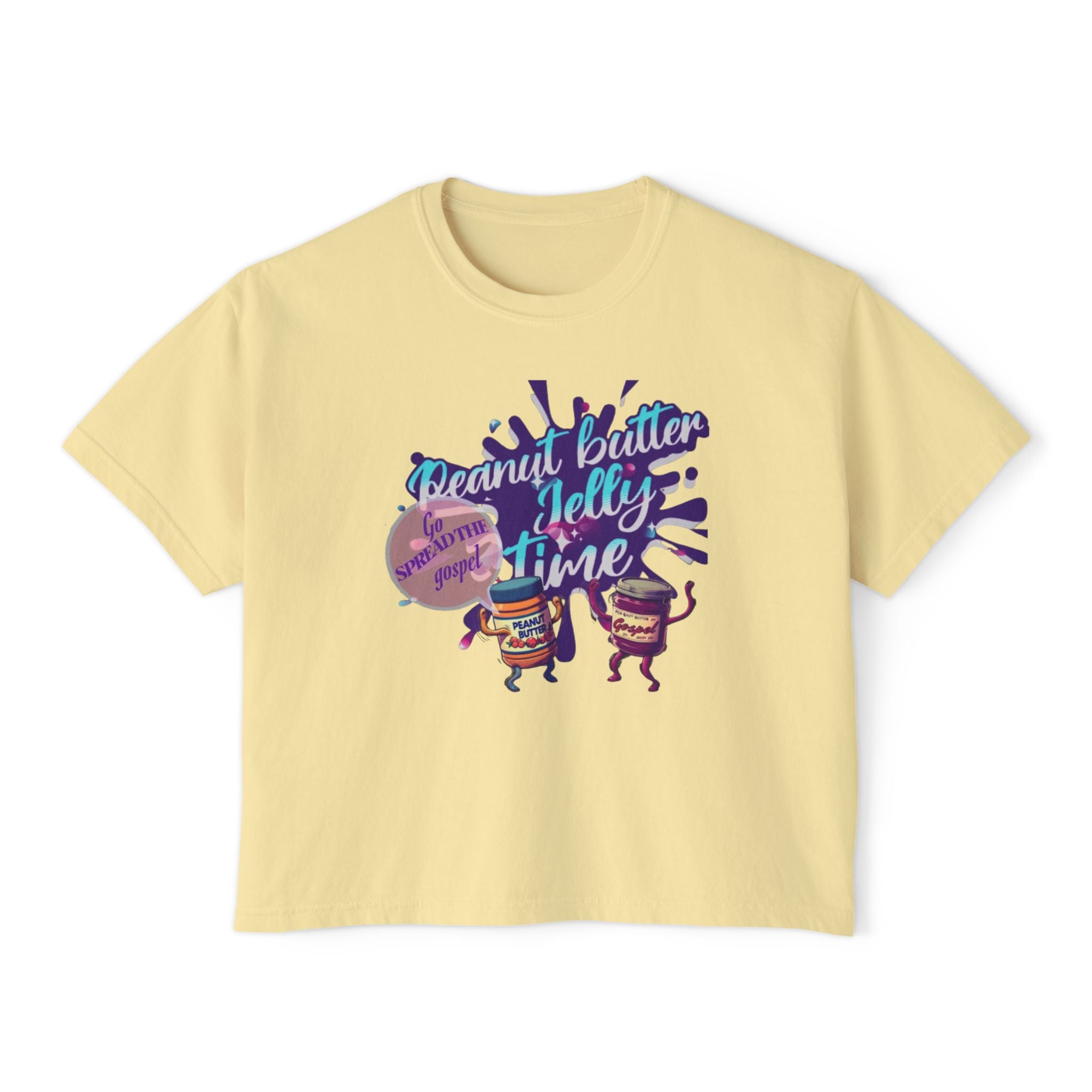 “Peanut butter jelly”  Women's Boxy Tee