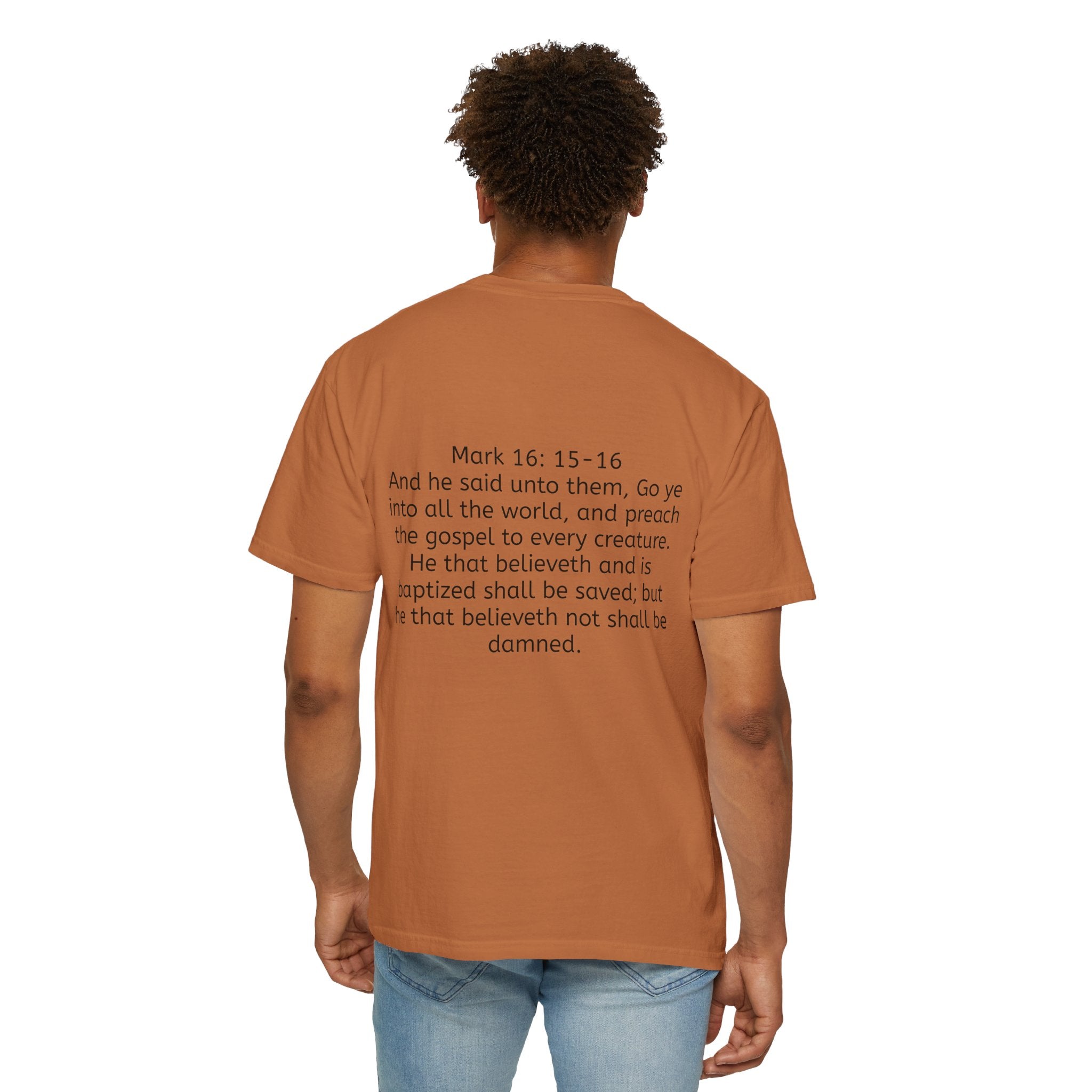 “Spread the gospel” Unisex Garment-Dyed T-shirt