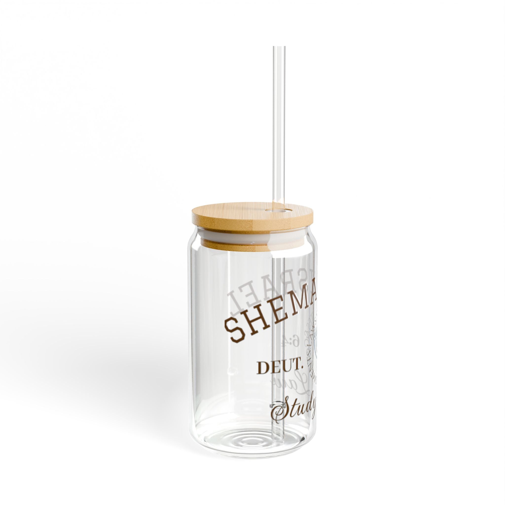“Shema Yisrael” Sipper Glass, 16oz