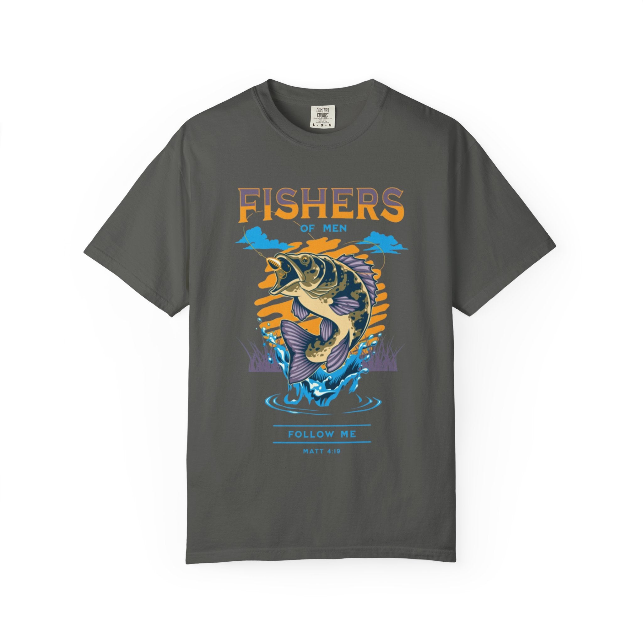 “FISHERS OF MEN” Garment-Dyed T-shirt
