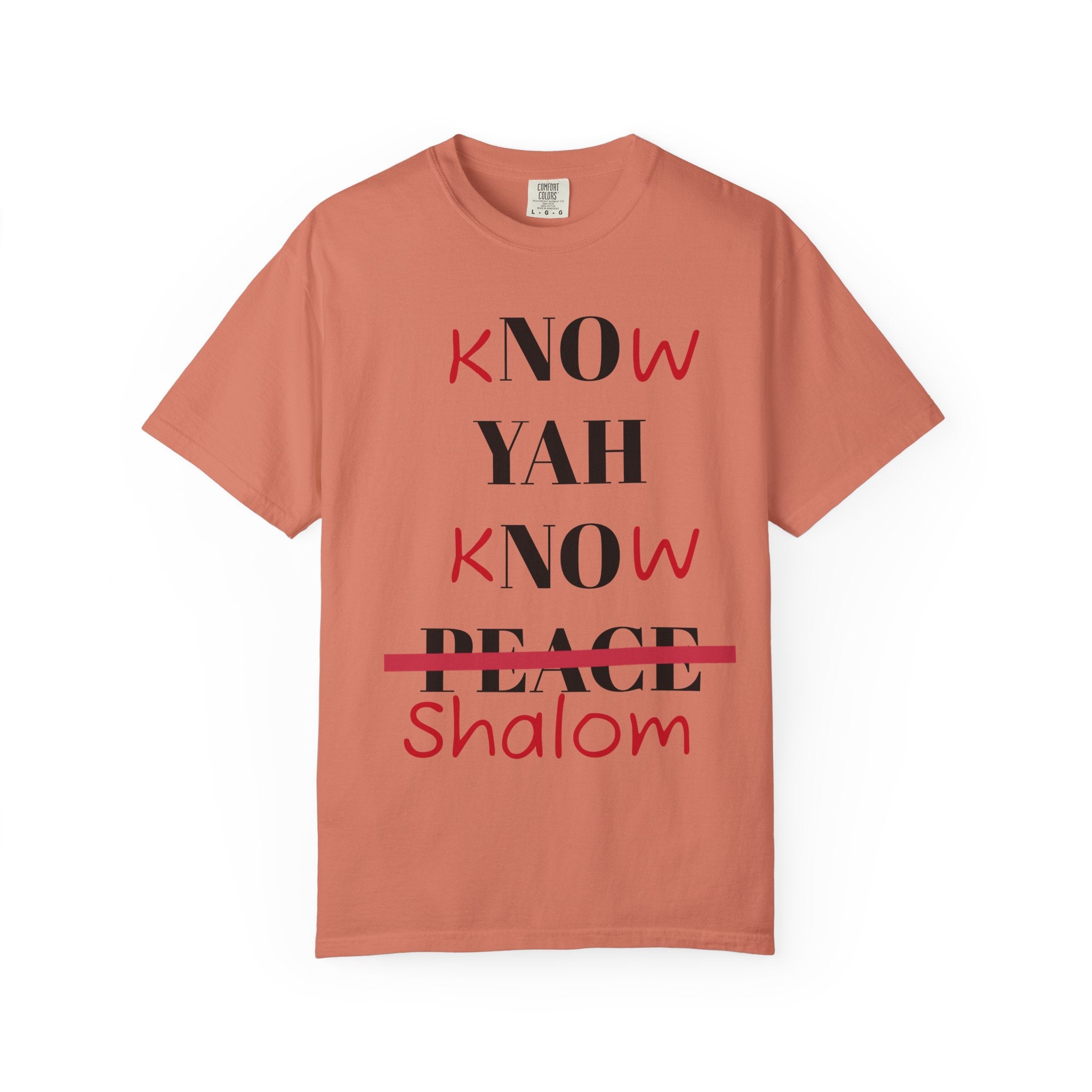 Women’s “Know Yah” Unisex Garment-Dyed T-shirt