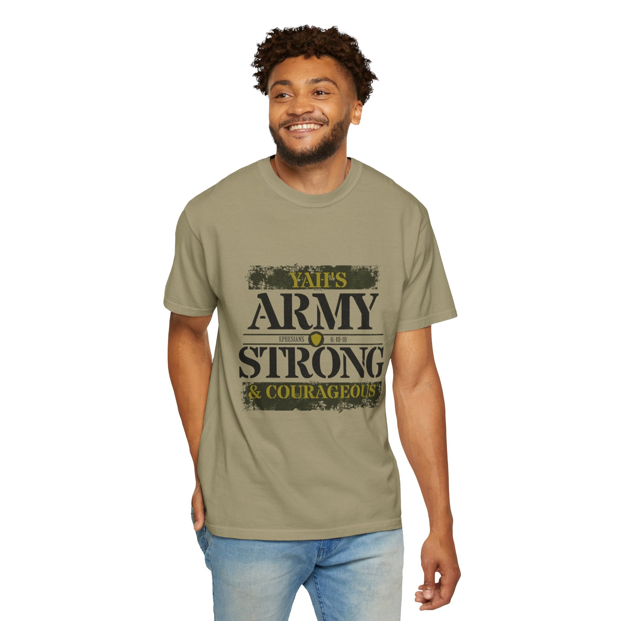 “Yah’s Army” Garment-Dyed T-shirt