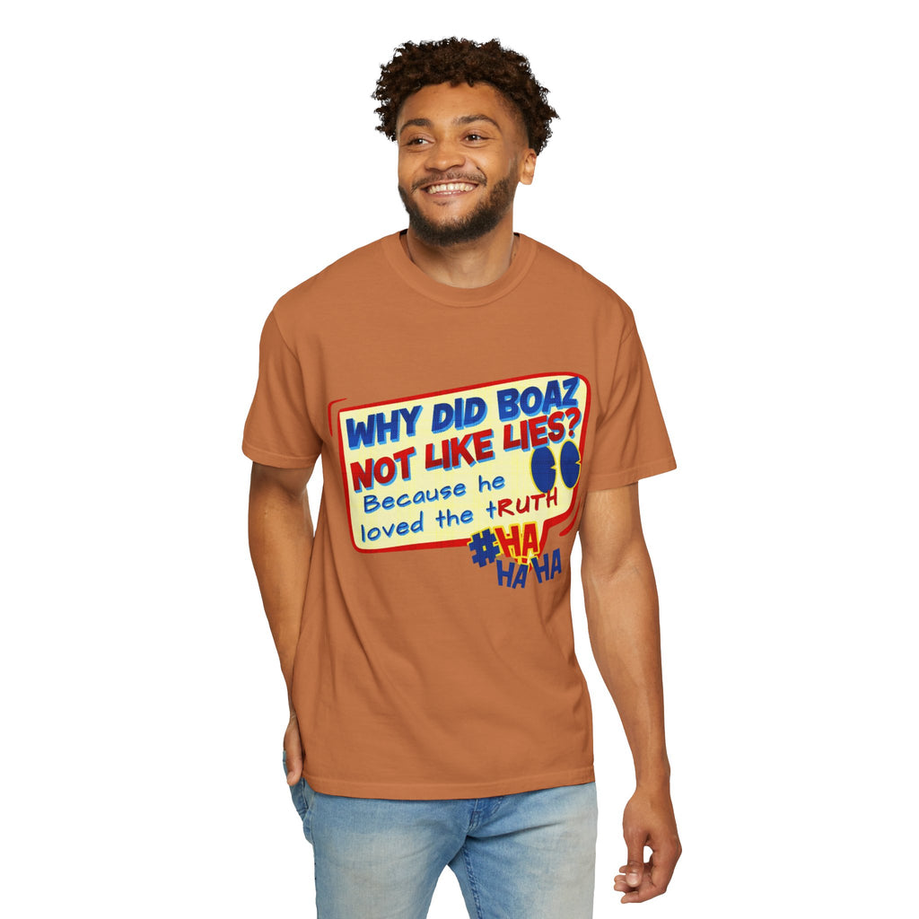 “Boaz” Unisex Garment-Dyed T-shirt