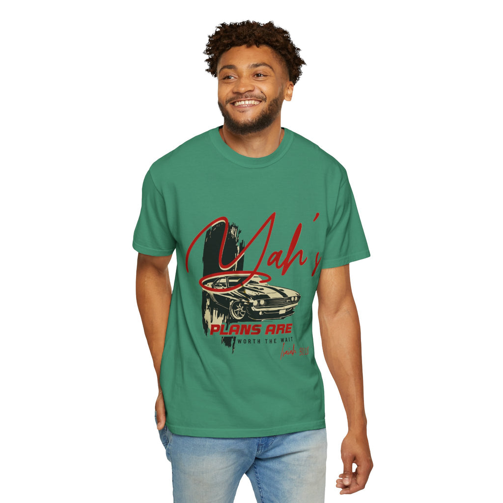 “YAH’s plans” Unisex Garment-Dyed T-shirt