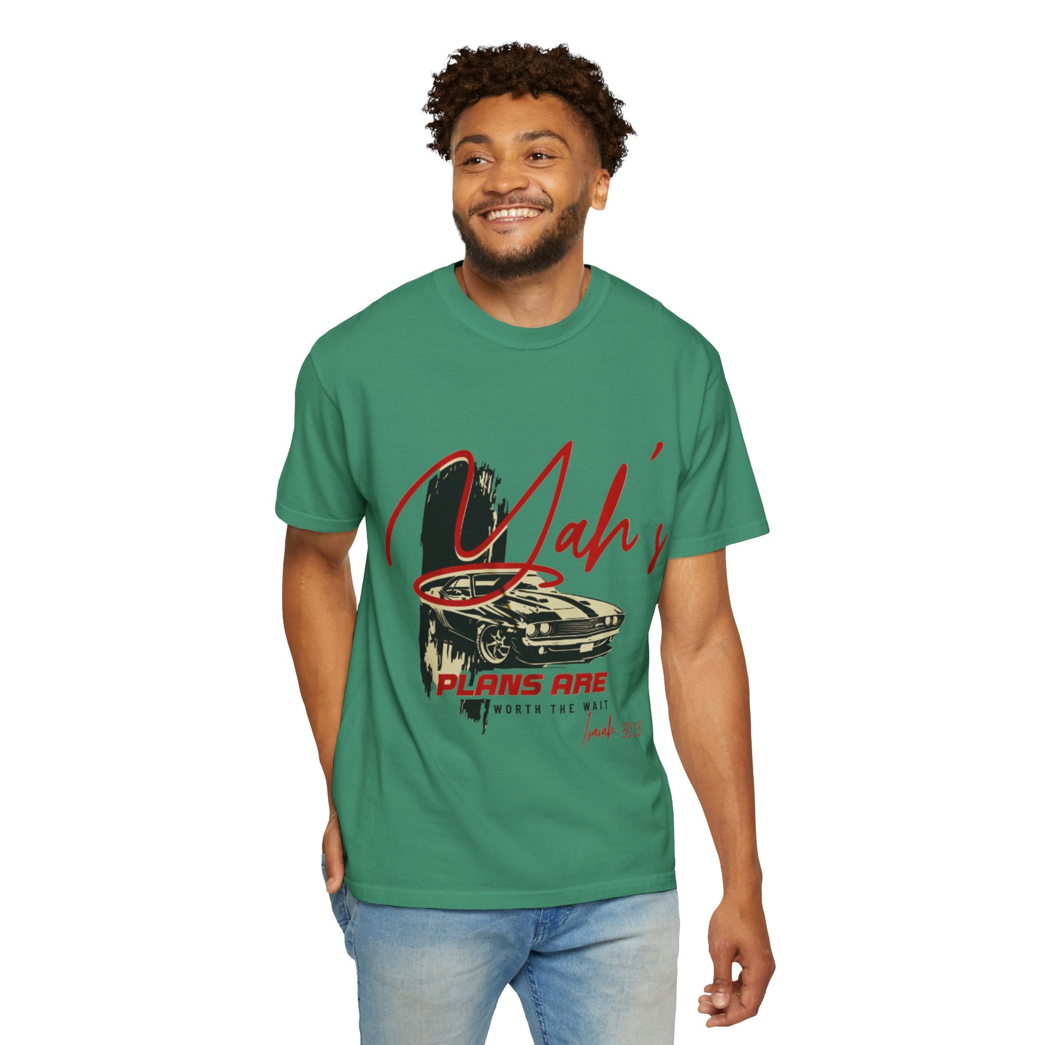 “YAH’s plans” Unisex Garment-Dyed T-shirt