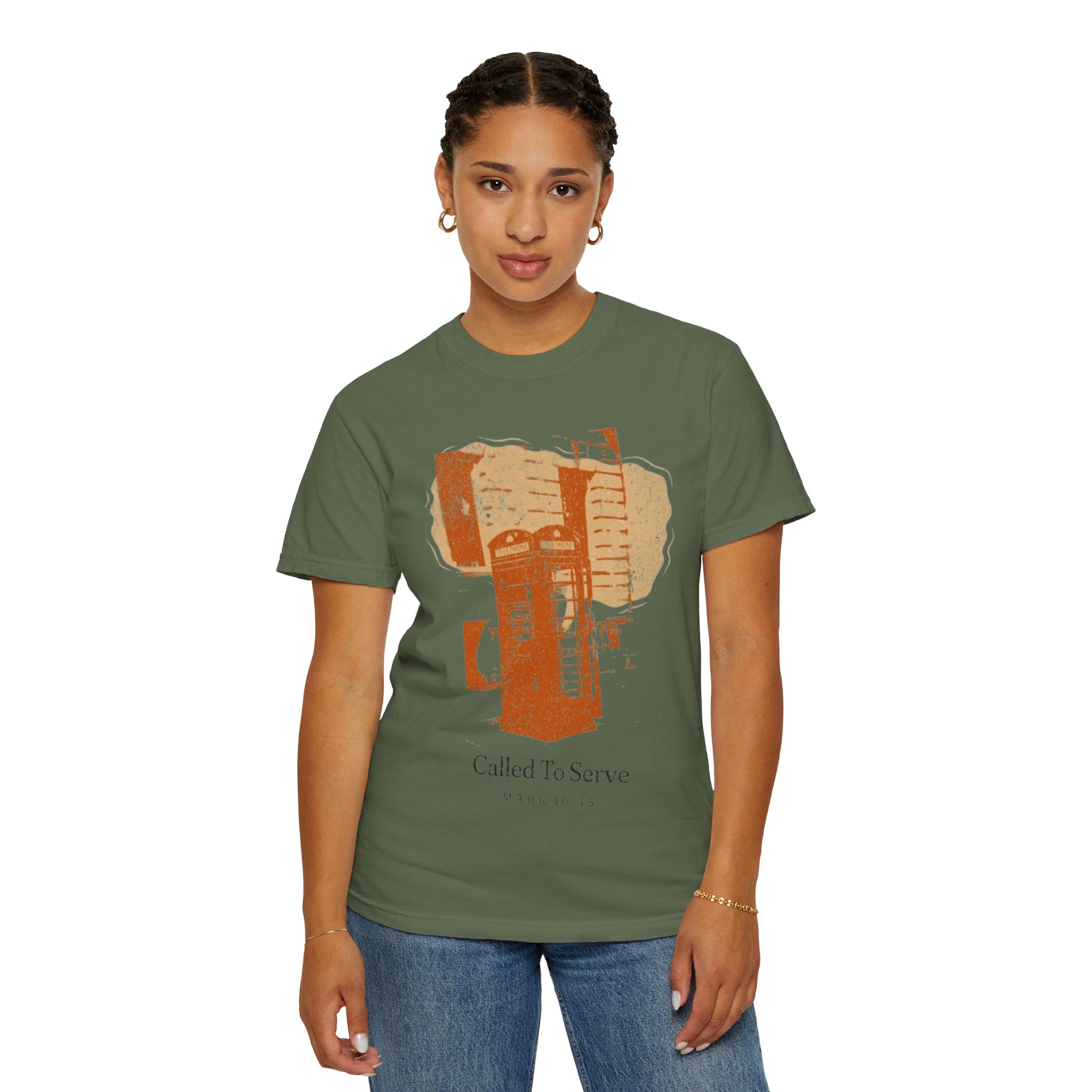 Women’s “Called to serve “ Unisex Garment-Dyed T-shirt