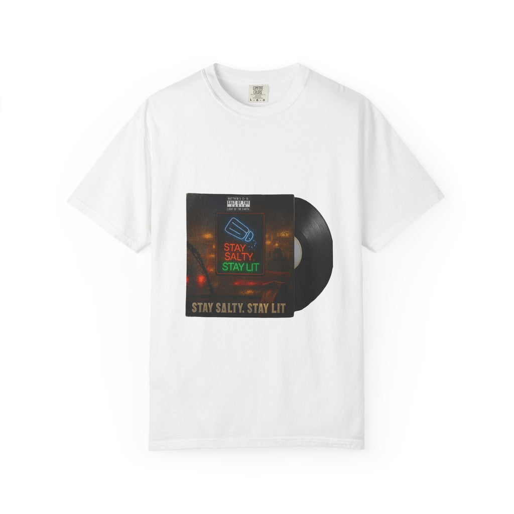 Women’s “Salty and lit” Unisex Garment-Dyed T-shirt