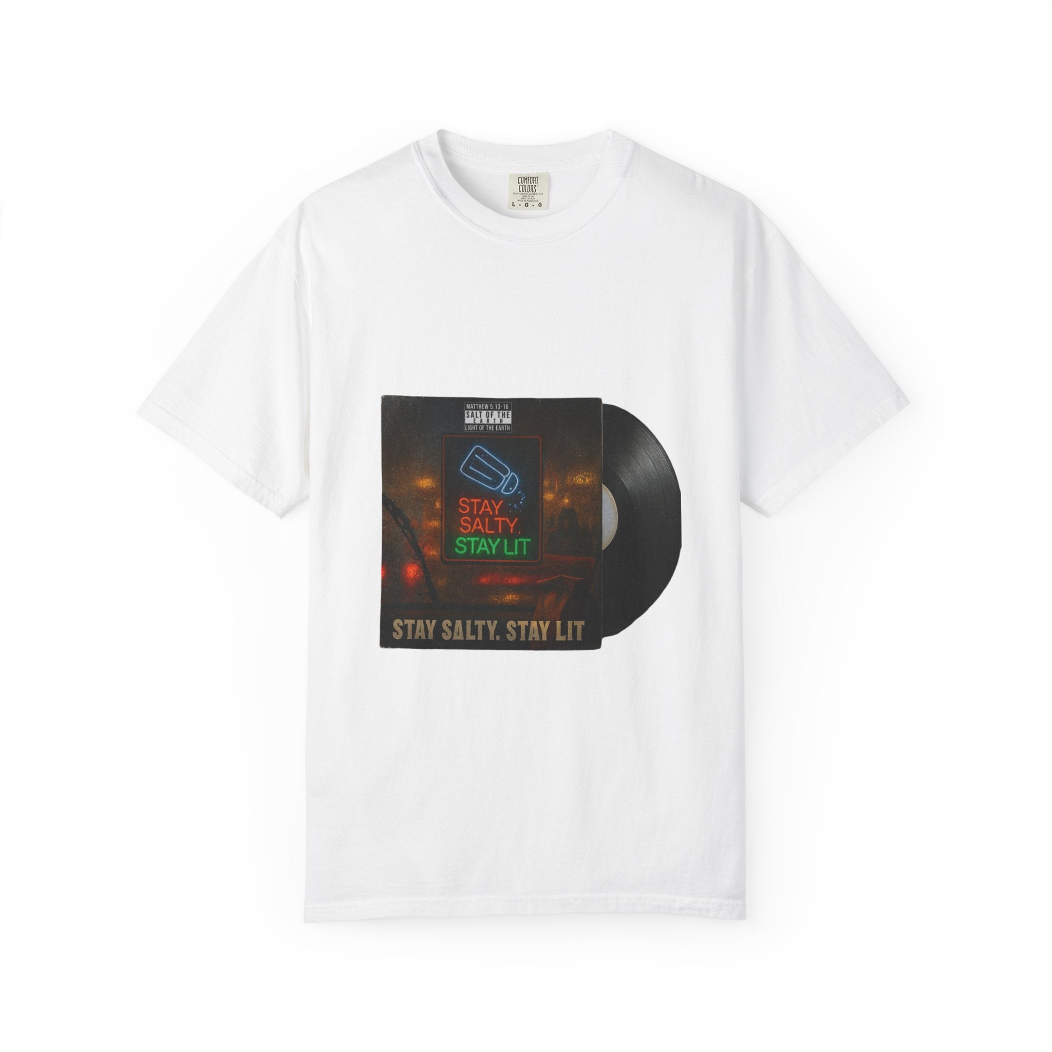 Women’s “Salty and lit” Unisex Garment-Dyed T-shirt