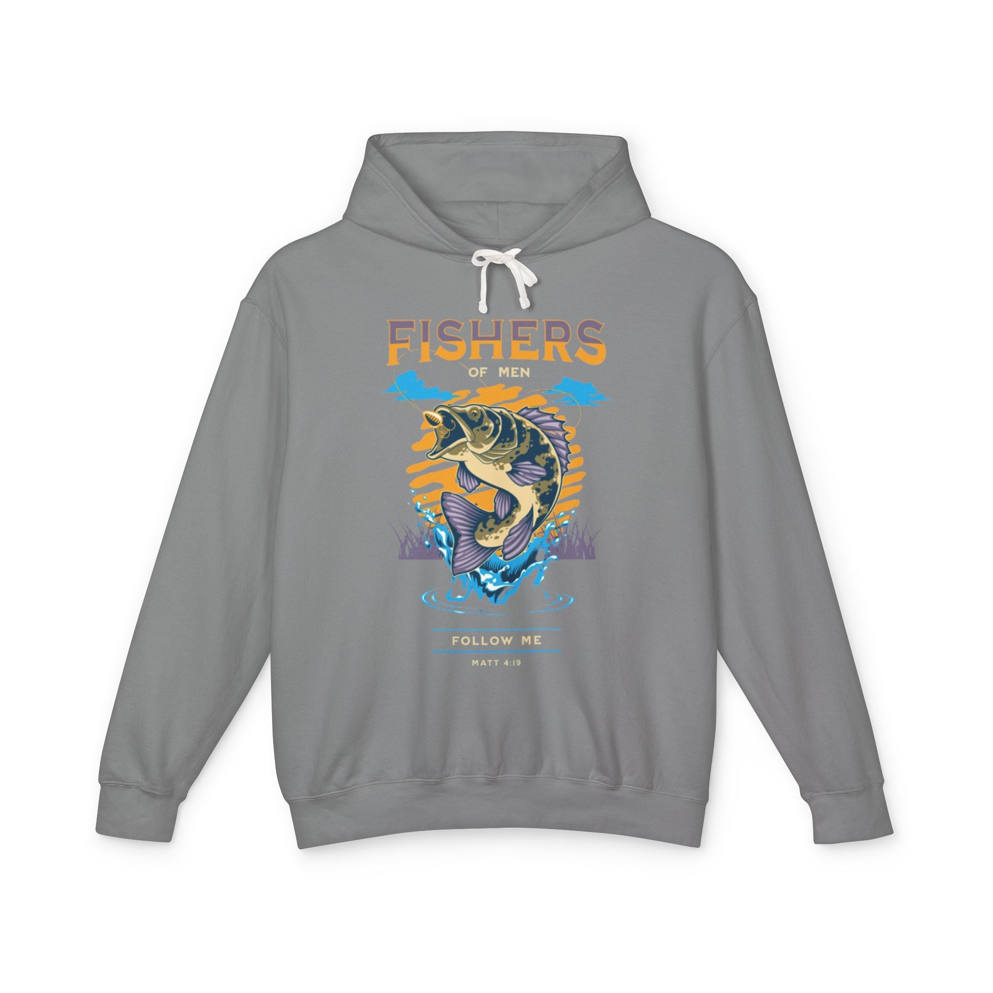 “Fishers of men” Lightweight Hooded Sweatshirt