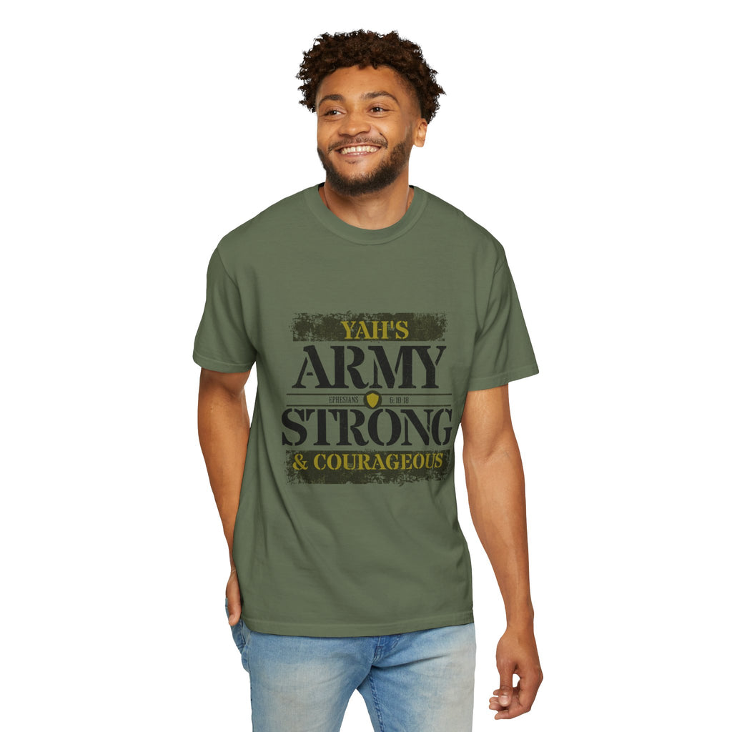 “Yah’s Army” Garment-Dyed T-shirt