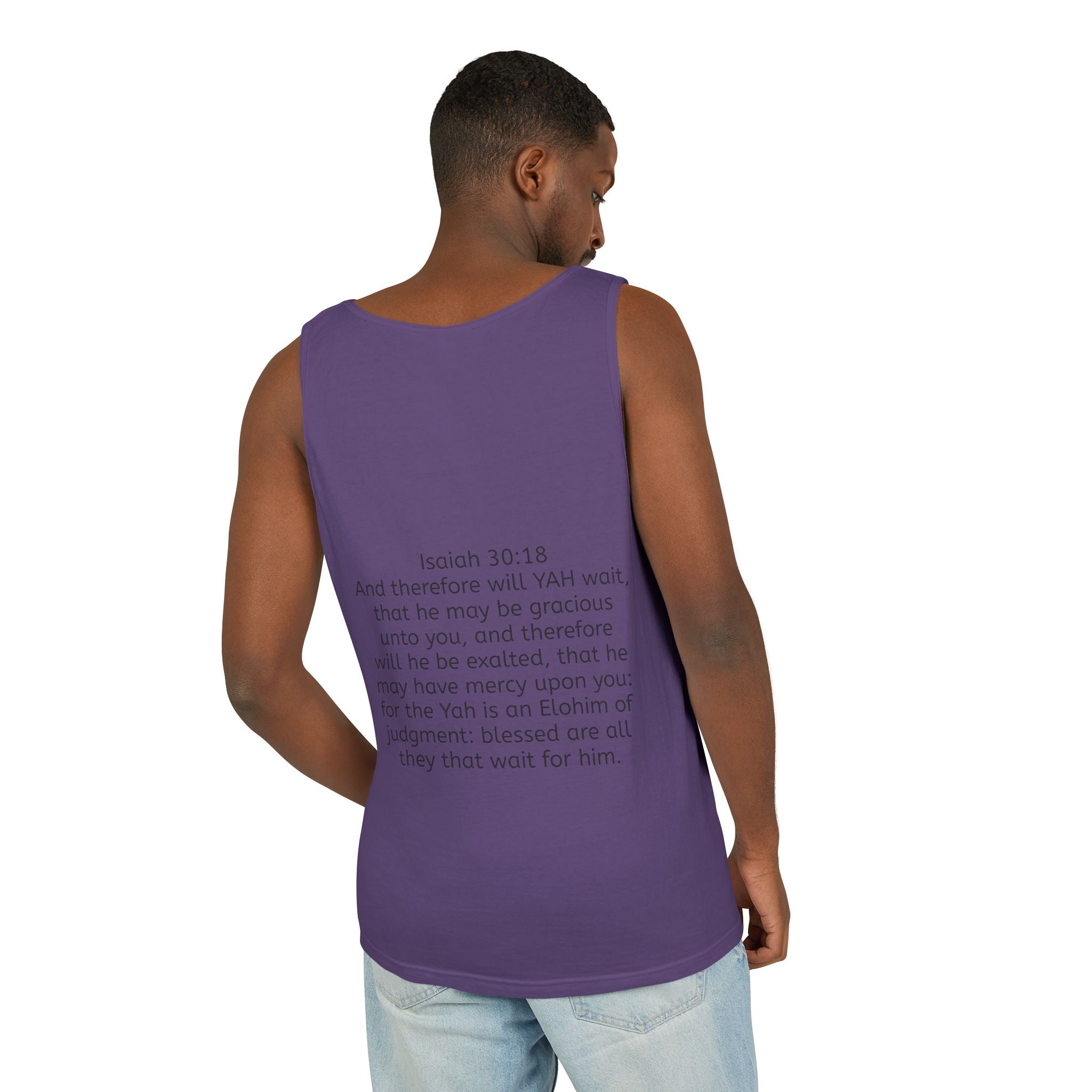 “YAH’s plans” Unisex Garment-Dyed Tank Top