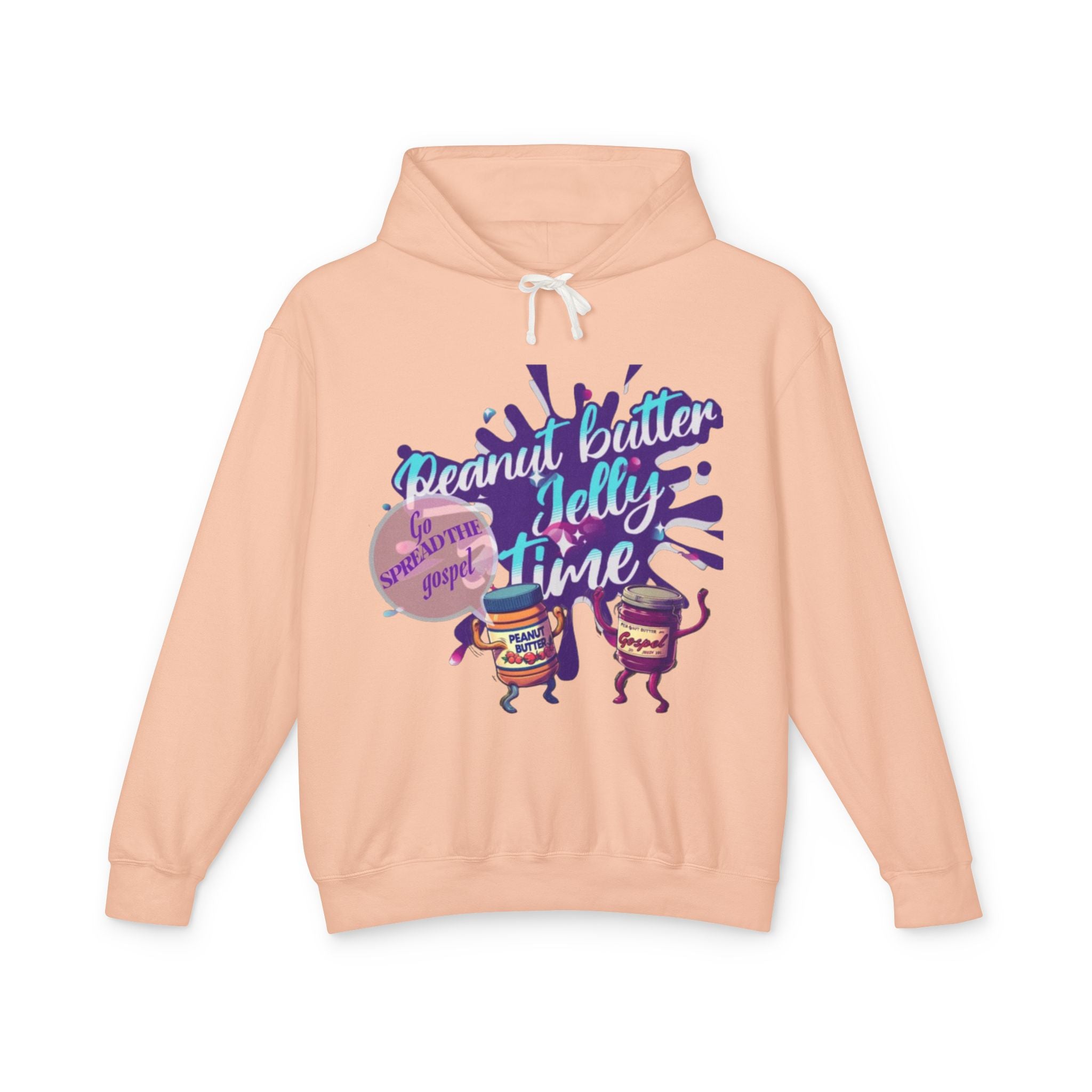 “Peanut butter jelly “ Lightweight Hooded Sweatshirt