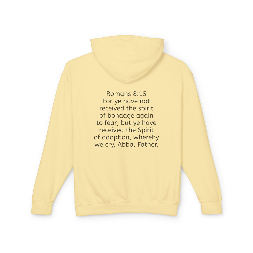“No longer a slave” Unisex Lightweight Hooded Sweatshirt