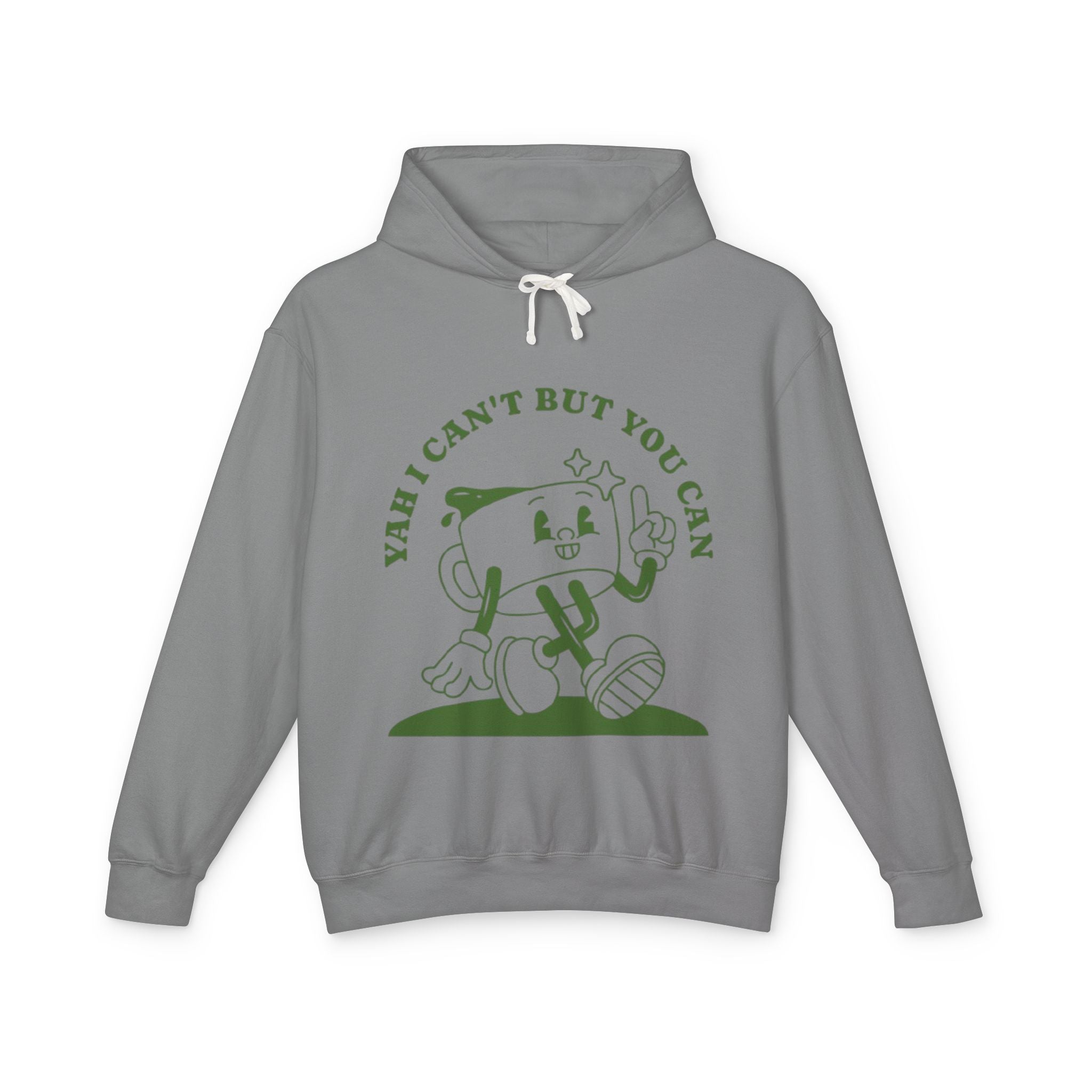 “Yah can” Unisex Lightweight Hooded Sweatshirt
