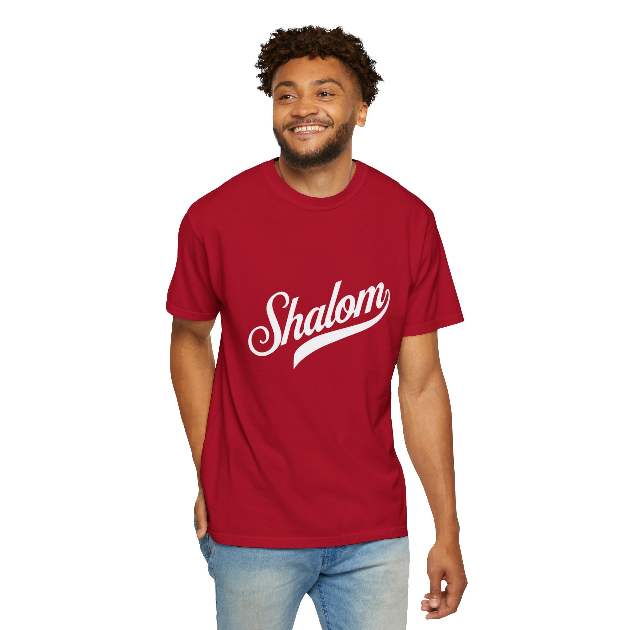 “Shalom” Unisex Garment-Dyed T-shirt