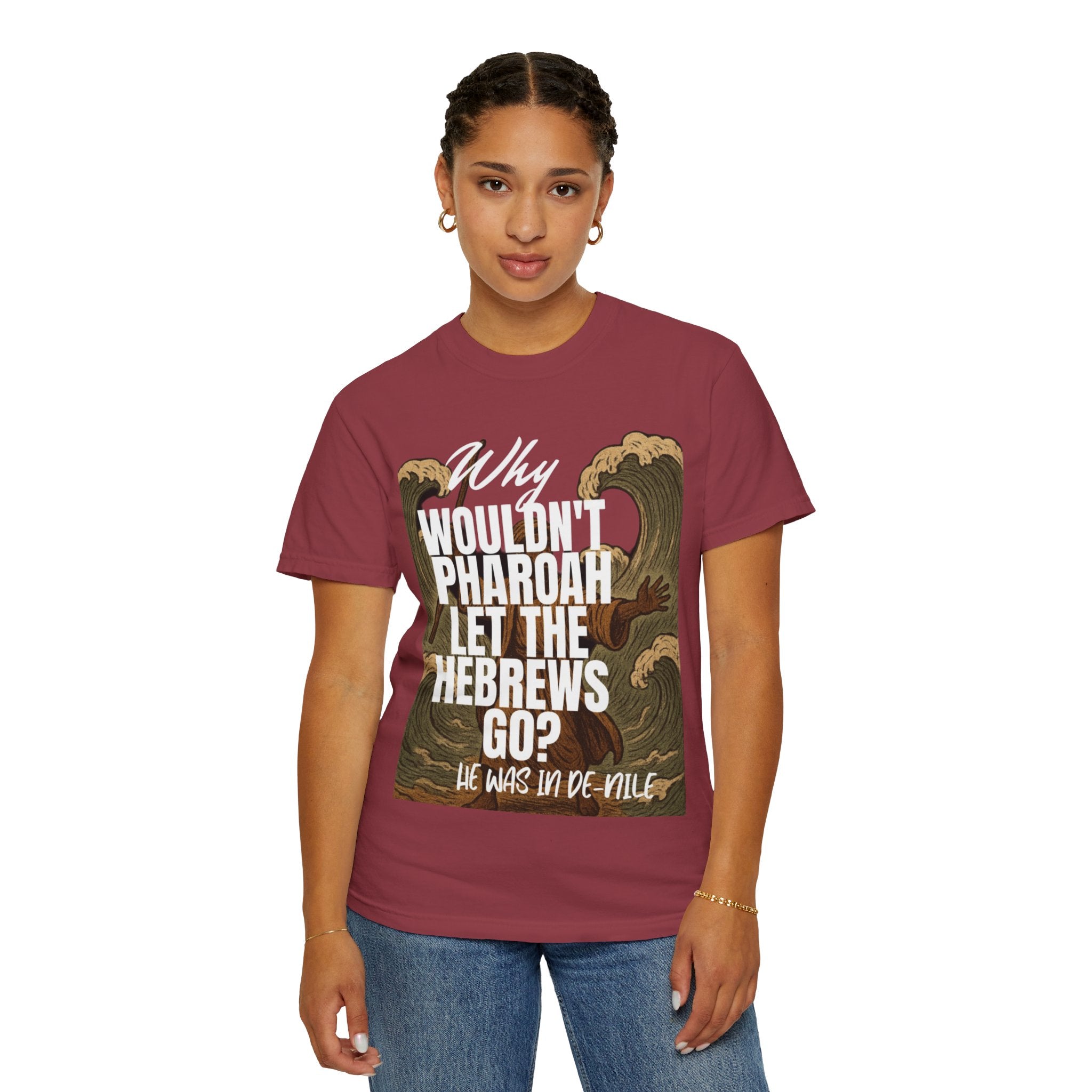 “Pharaoh DAD JOKE” Unisex Garment-Dyed T-shirt