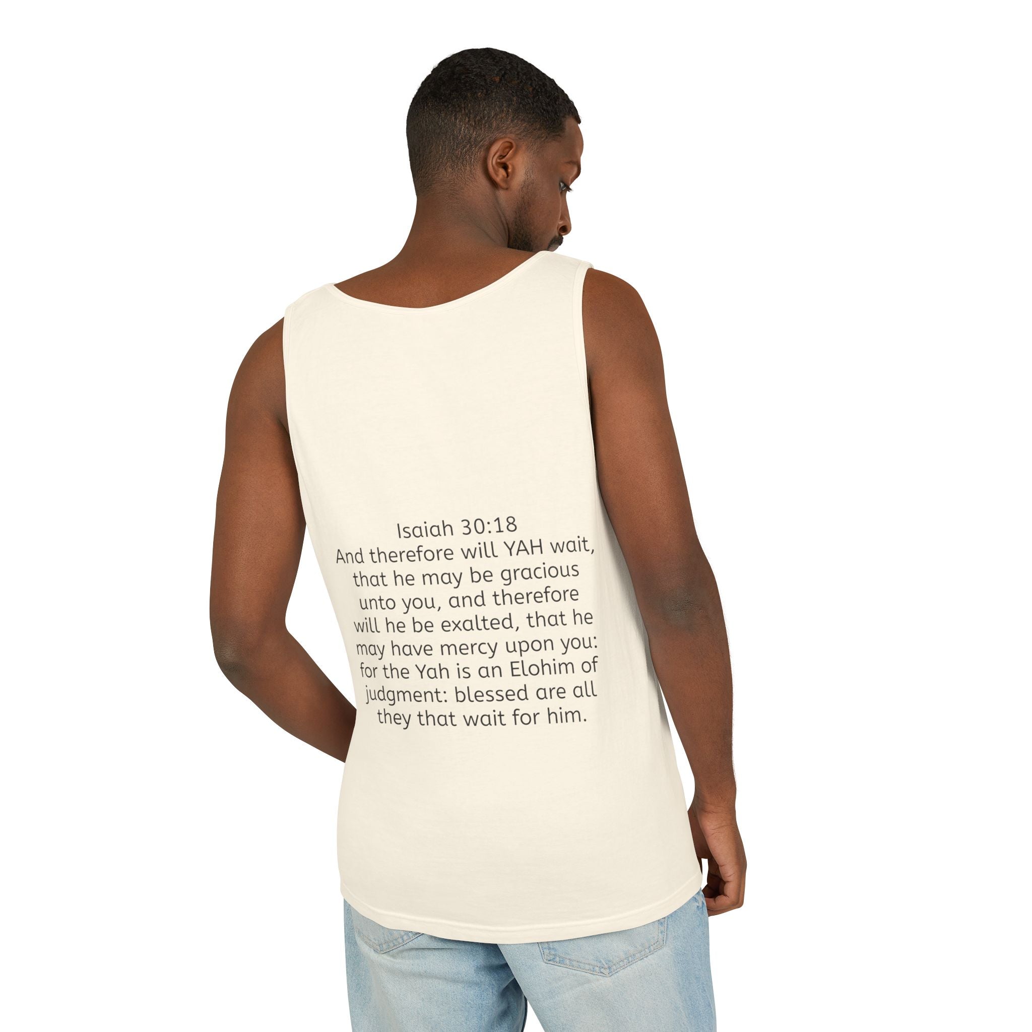“YAH’s plans” Unisex Garment-Dyed Tank Top