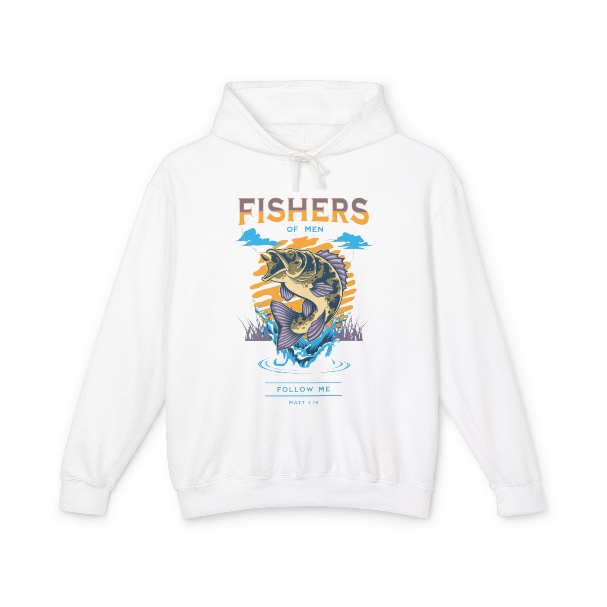 “Fishers of men” Lightweight Hooded Sweatshirt