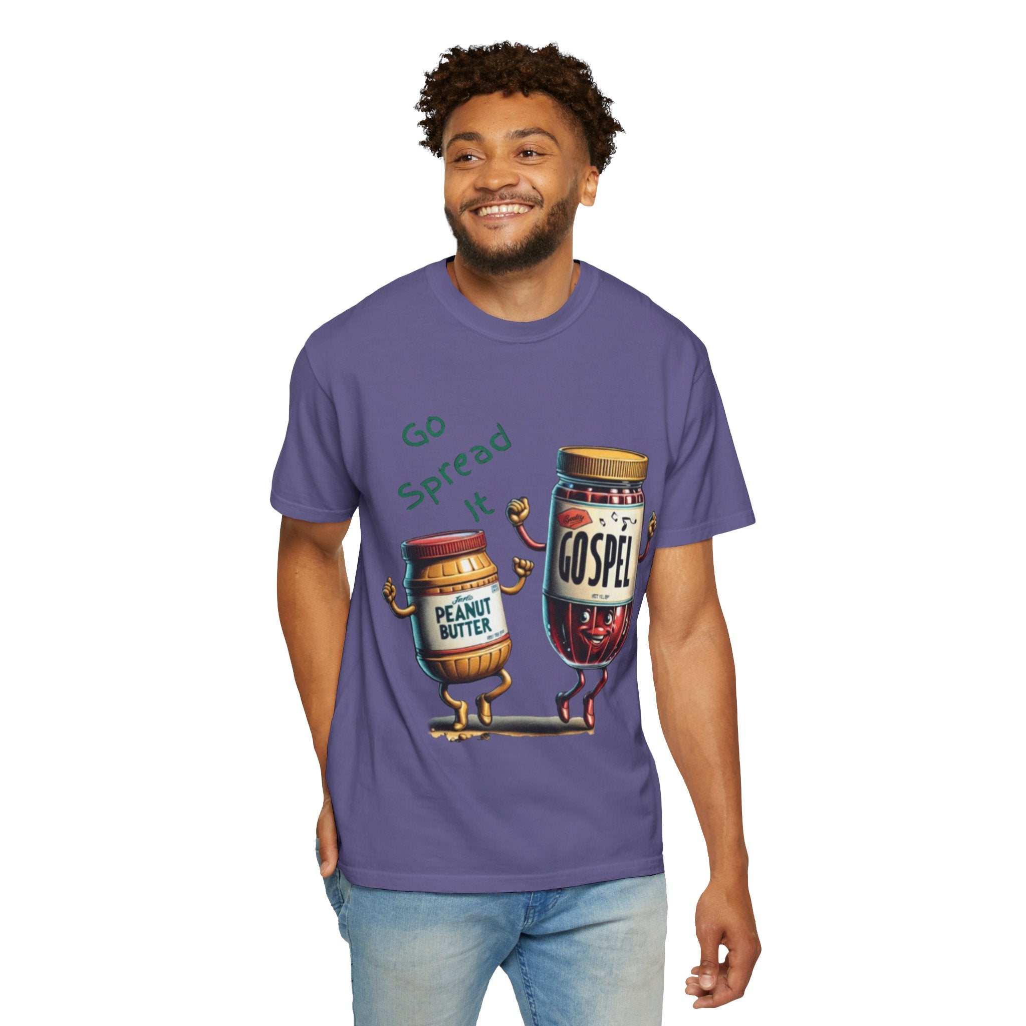 “Spread the gospel” Unisex Garment-Dyed T-shirt
